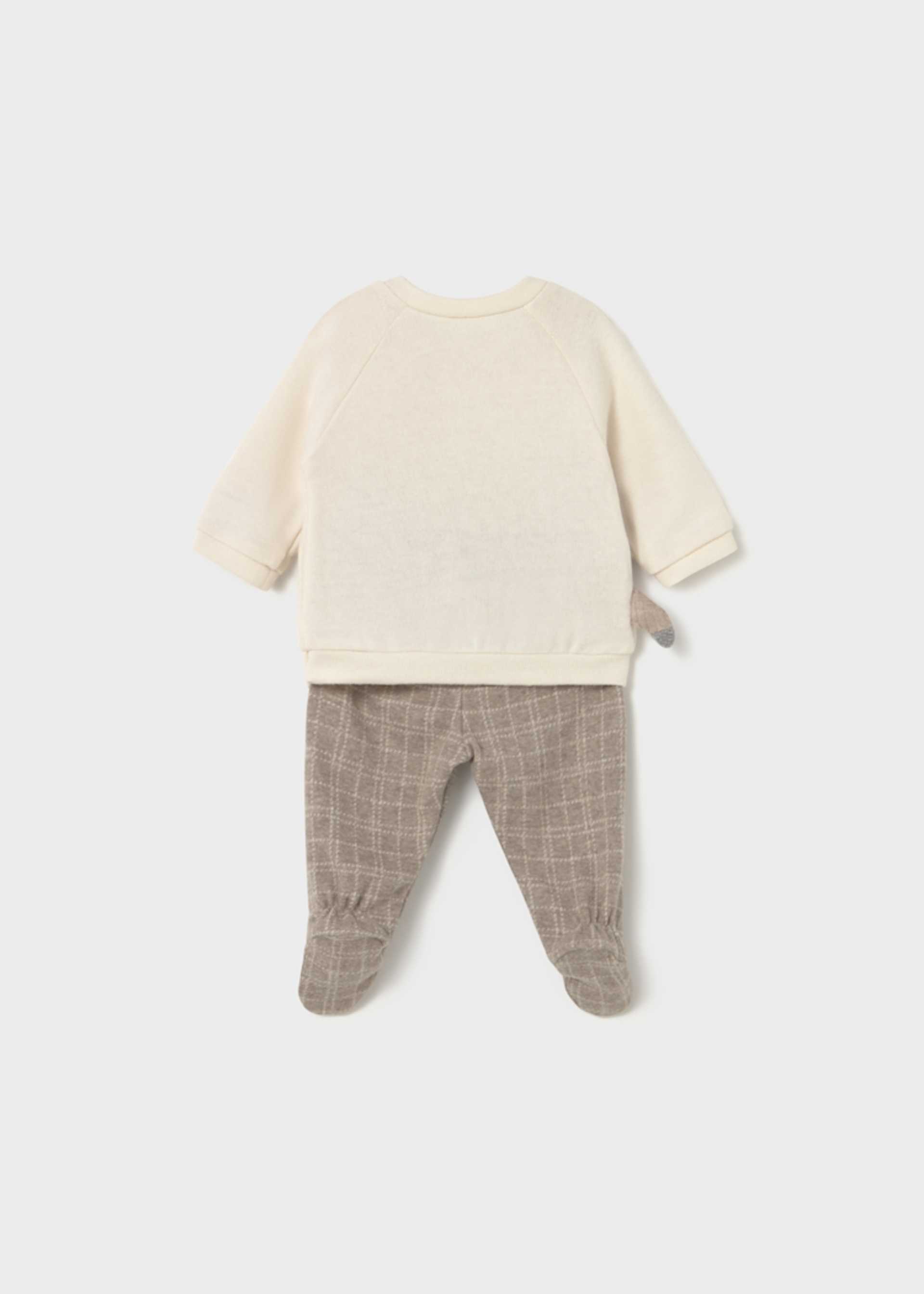 Ensemble guêtre et pull nouveau-né