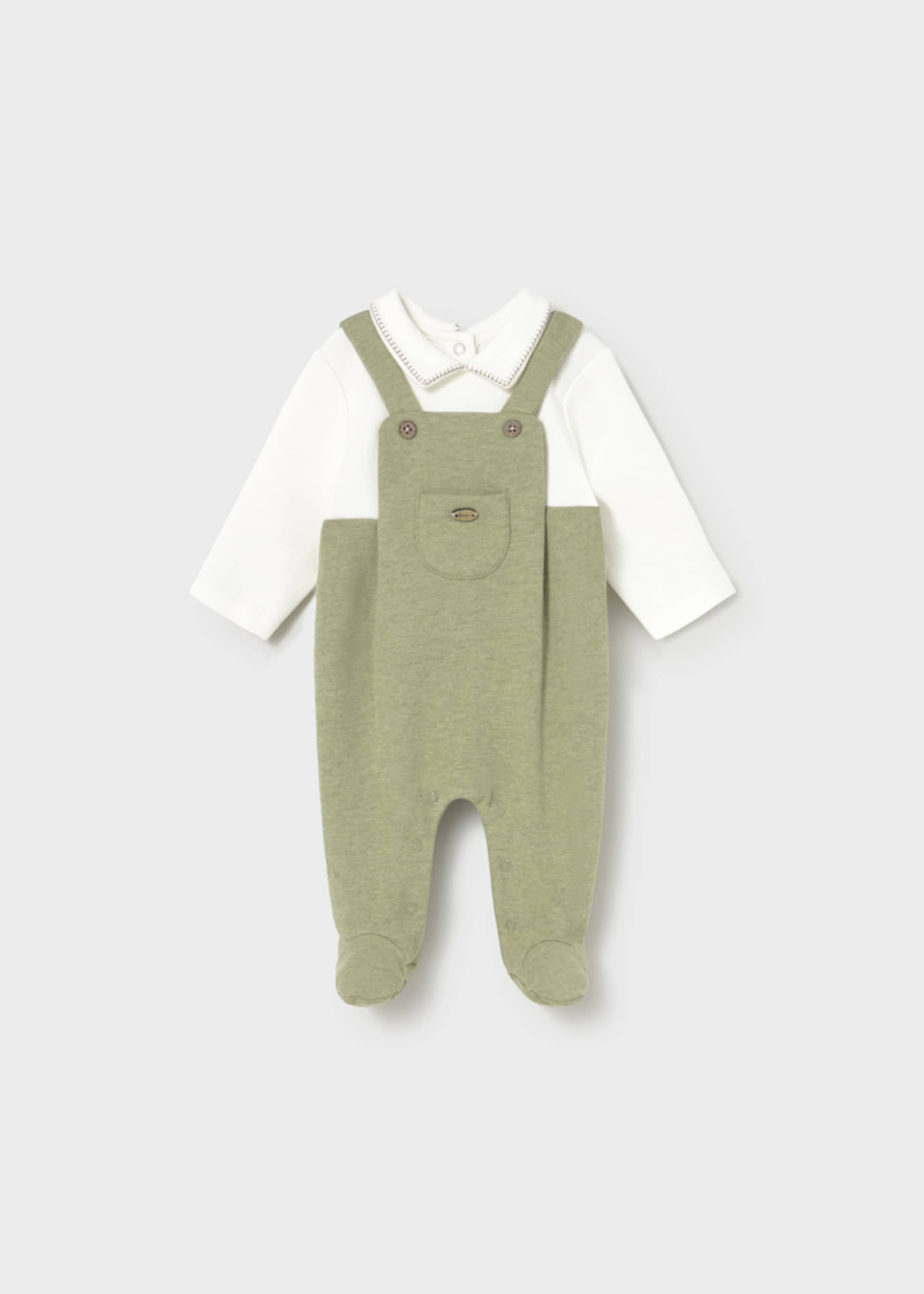 Pagliaccetto colletto neonato