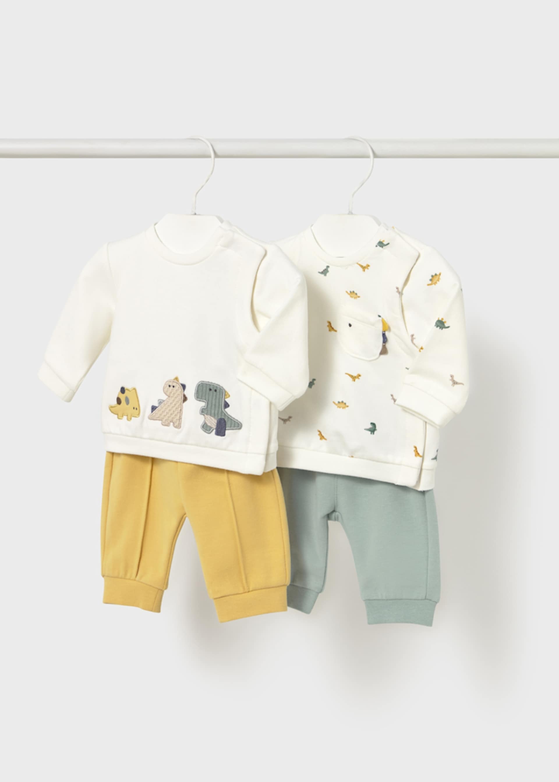 Newborn Boy 4-Piece Dino Set
