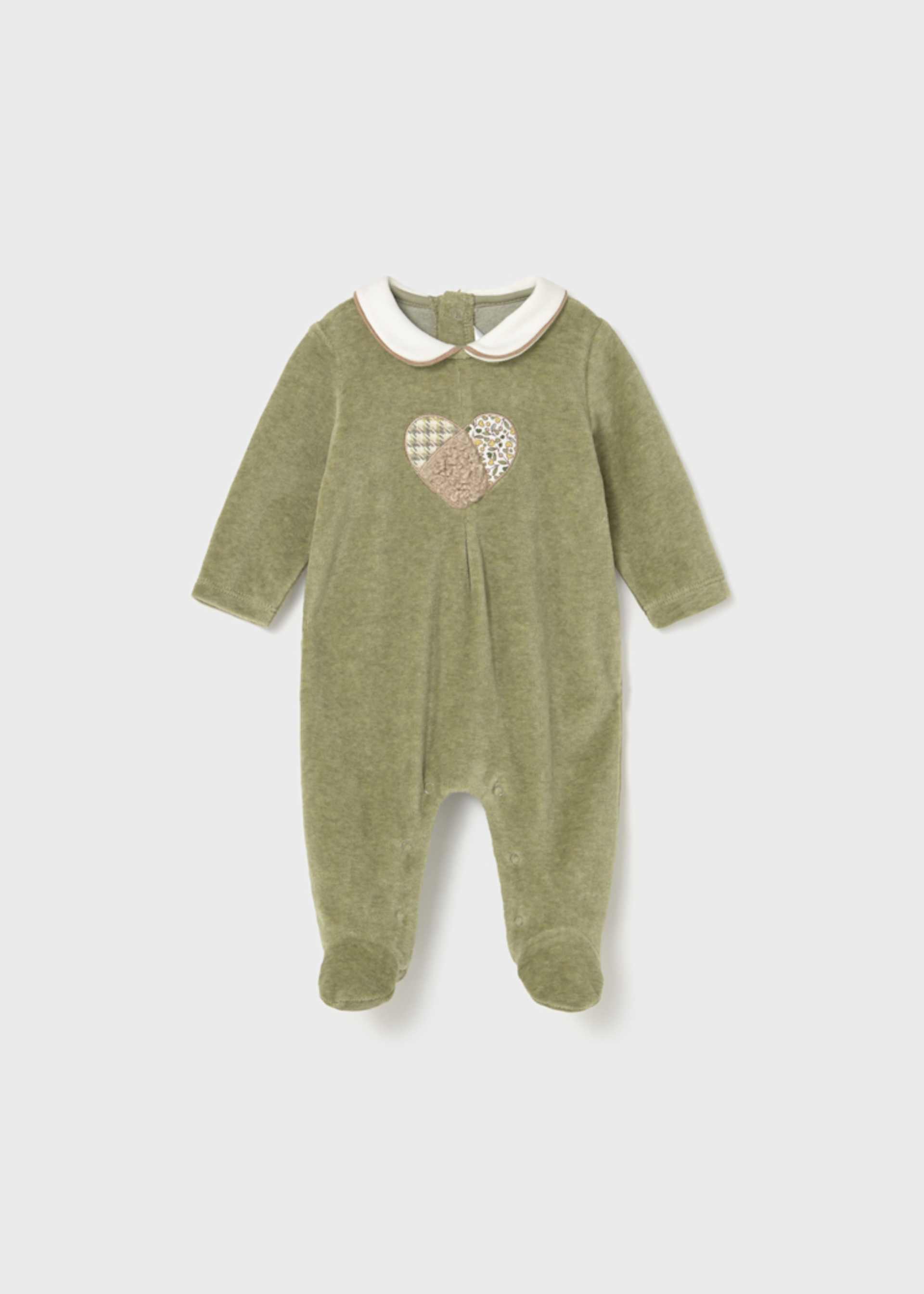 Newborn 2 set footed rompers