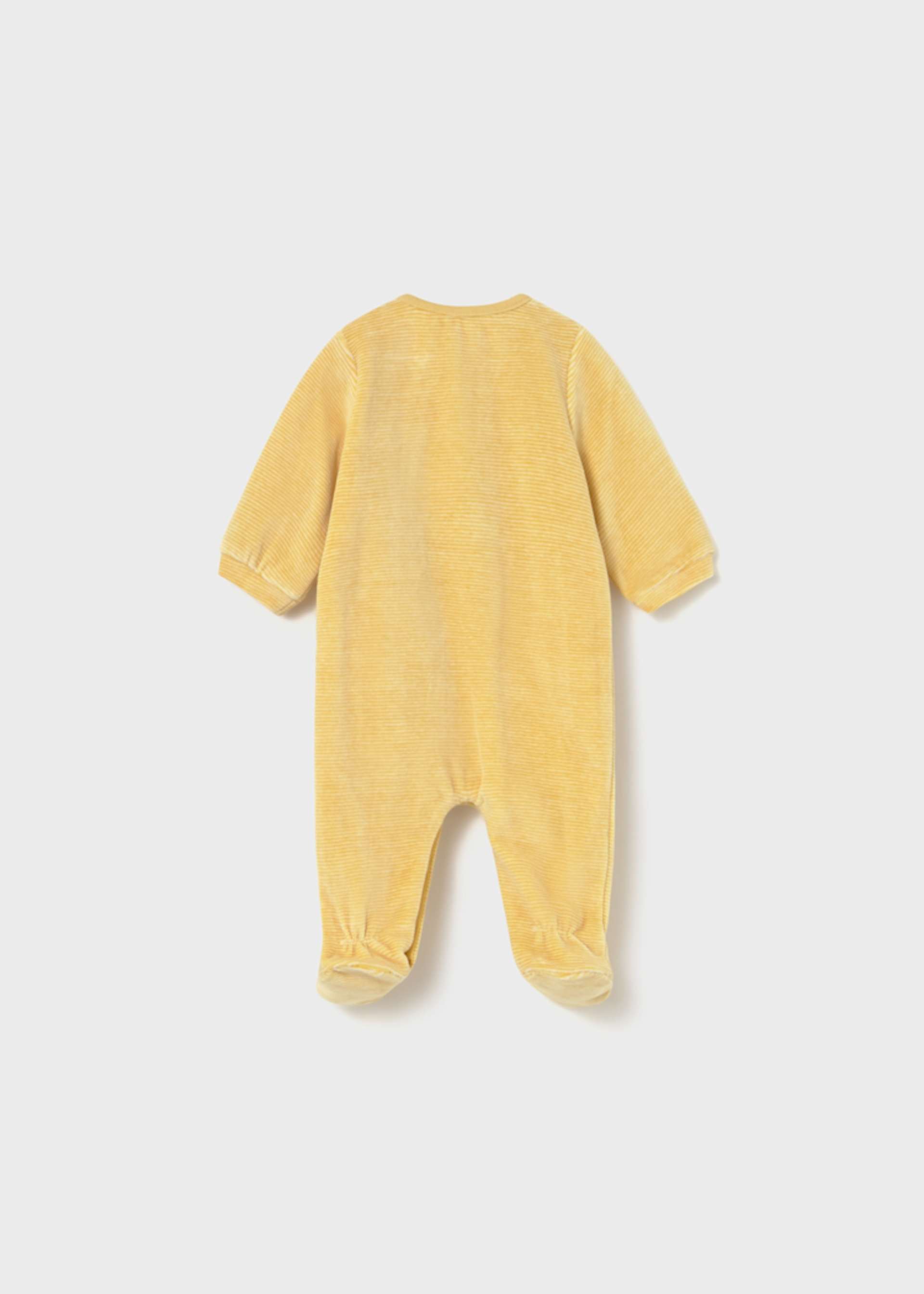 Newborn Girl Velour One Piece