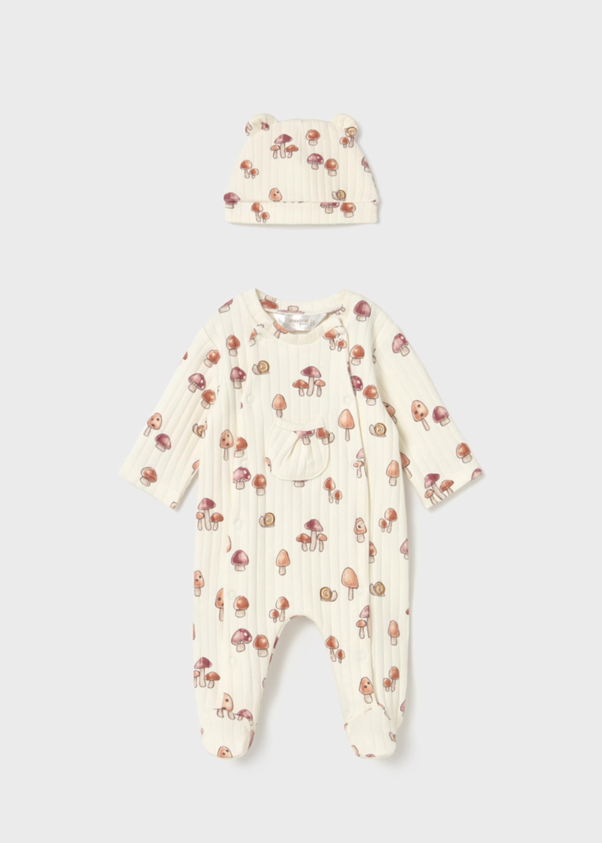 Newborn Girl One Piece with Hat