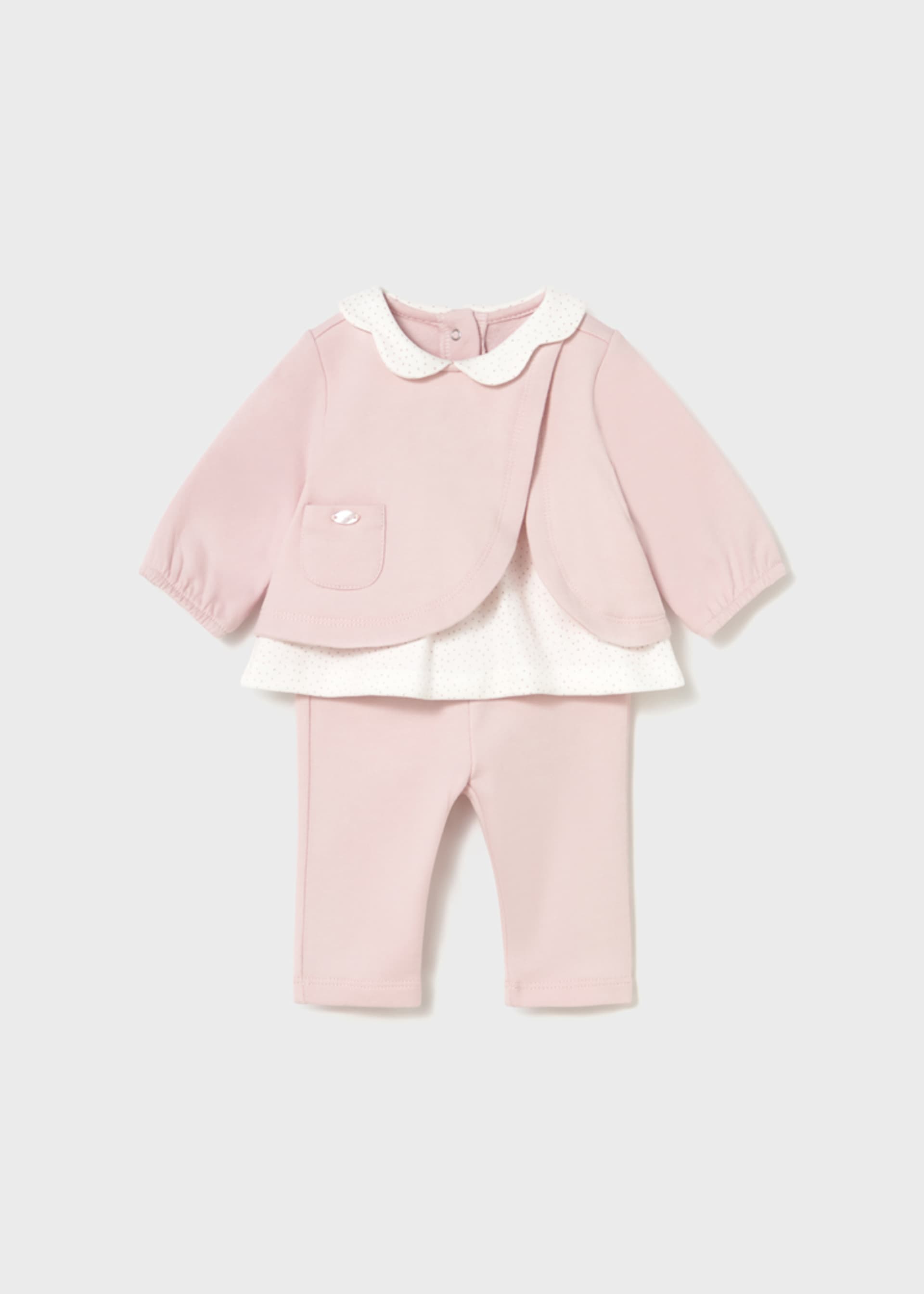 Newborn Girl Leggings and T-Shirt Set