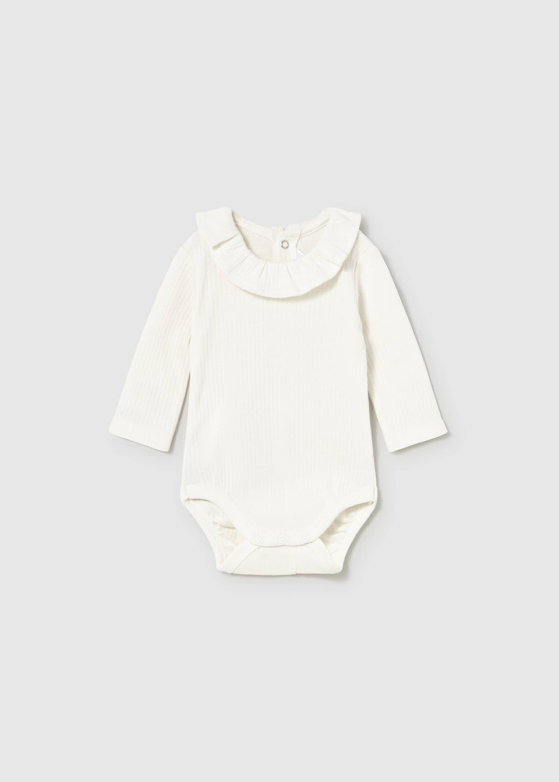 Newborn basic ruffle bodysuit