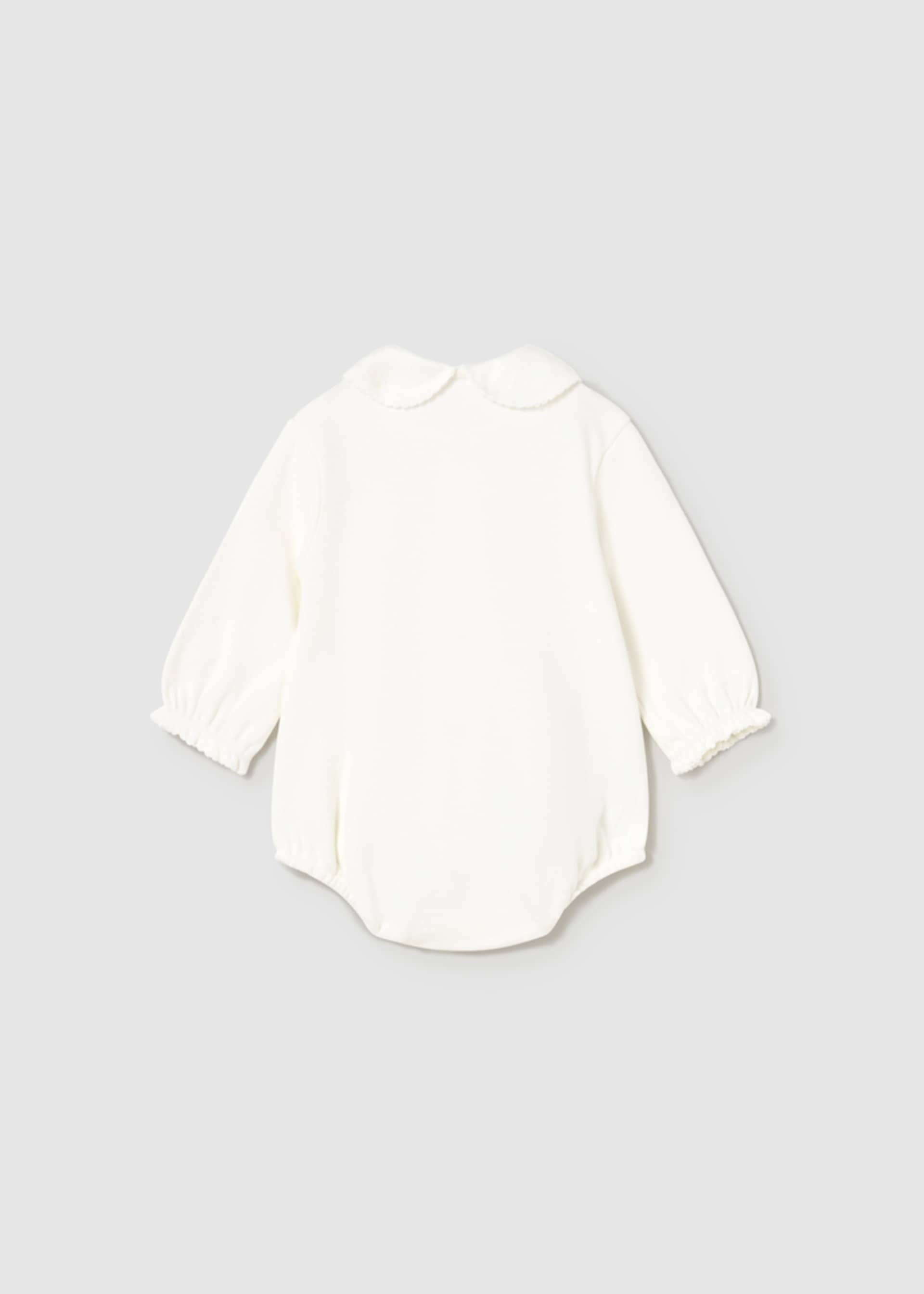 Newborn Girl Collared Bodysuit