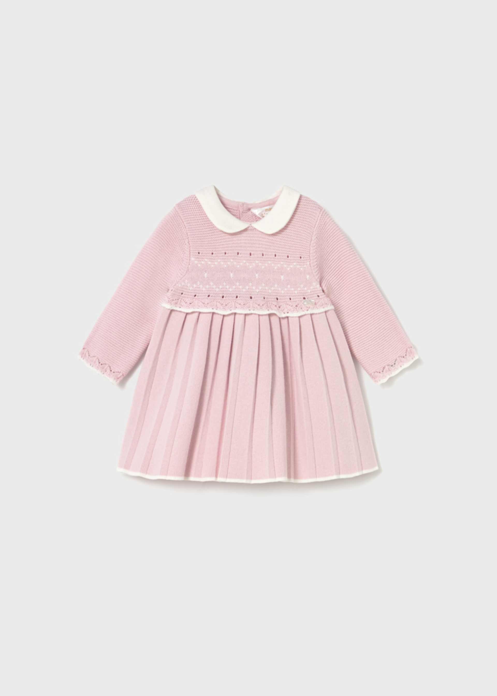 Newborn knitted dress
