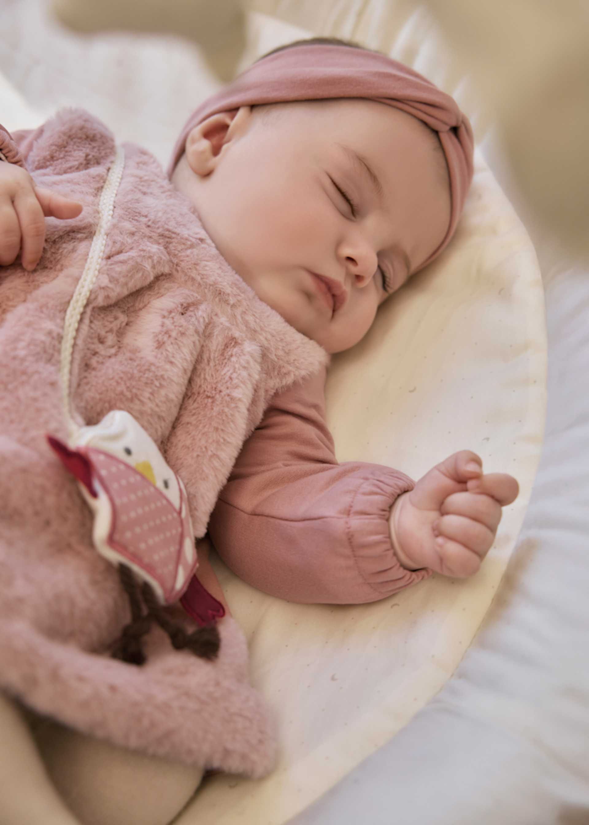 Newborn dress with bag and headband