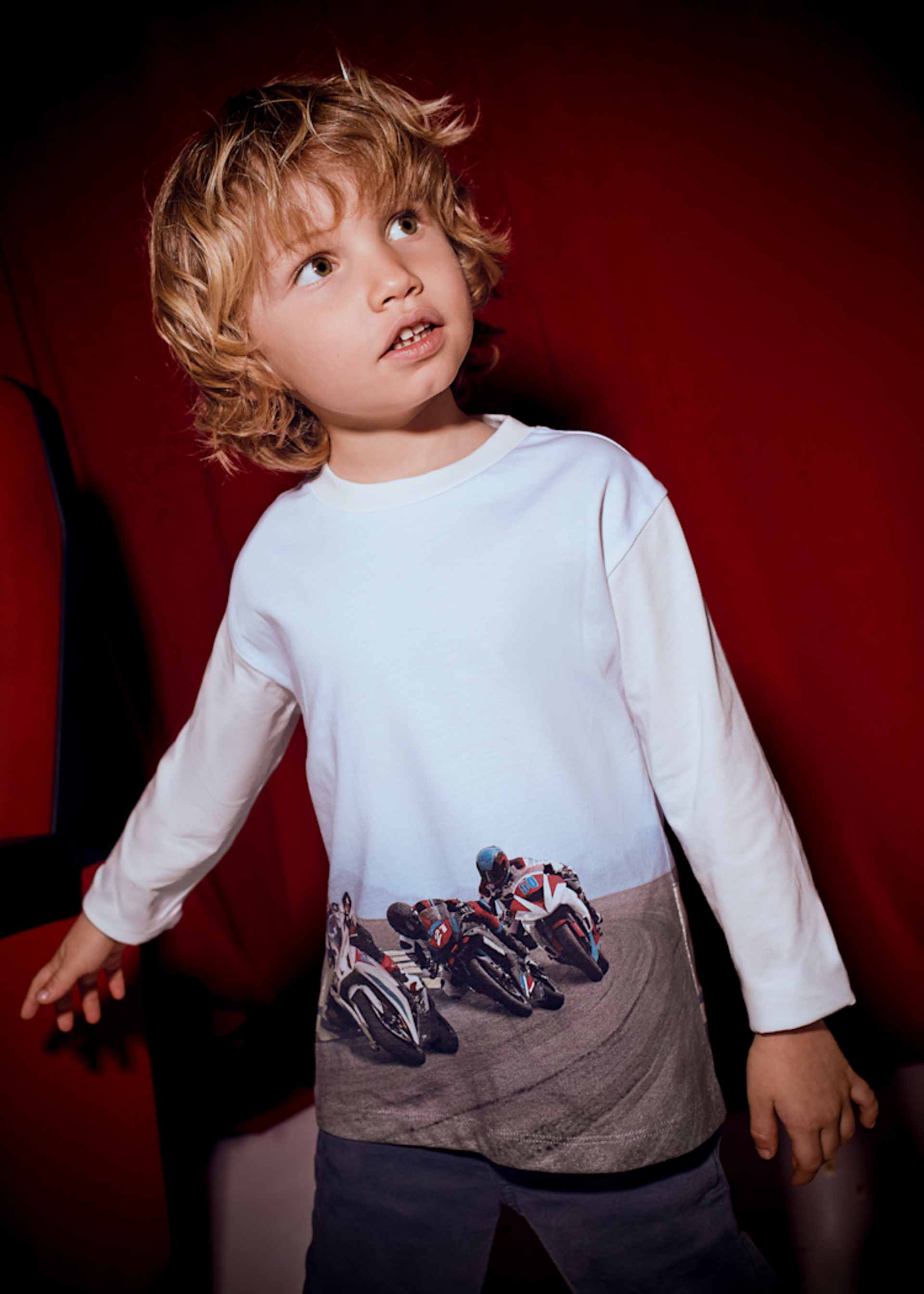 Boys scene print t-shirt