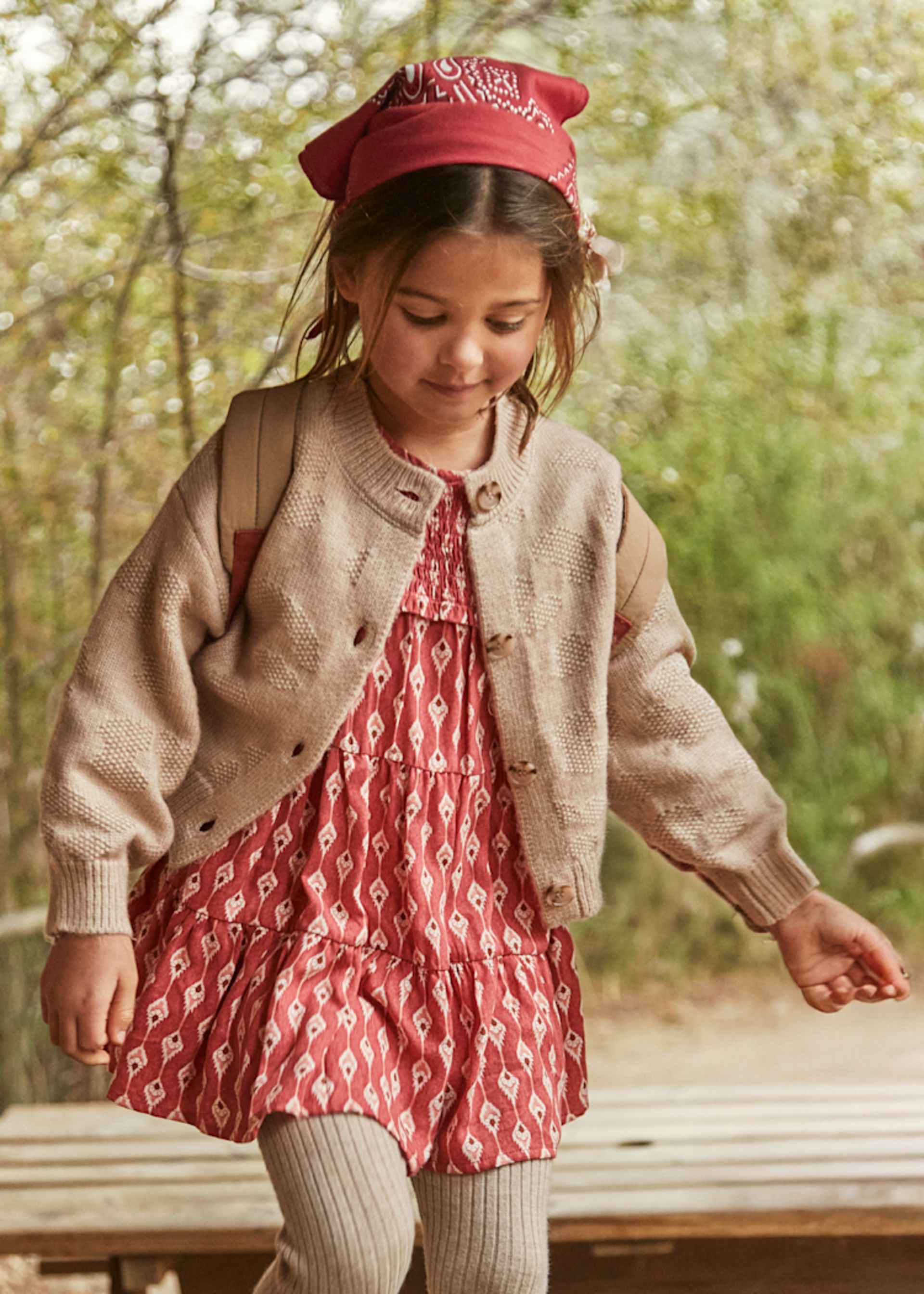 Bolero tricô menina