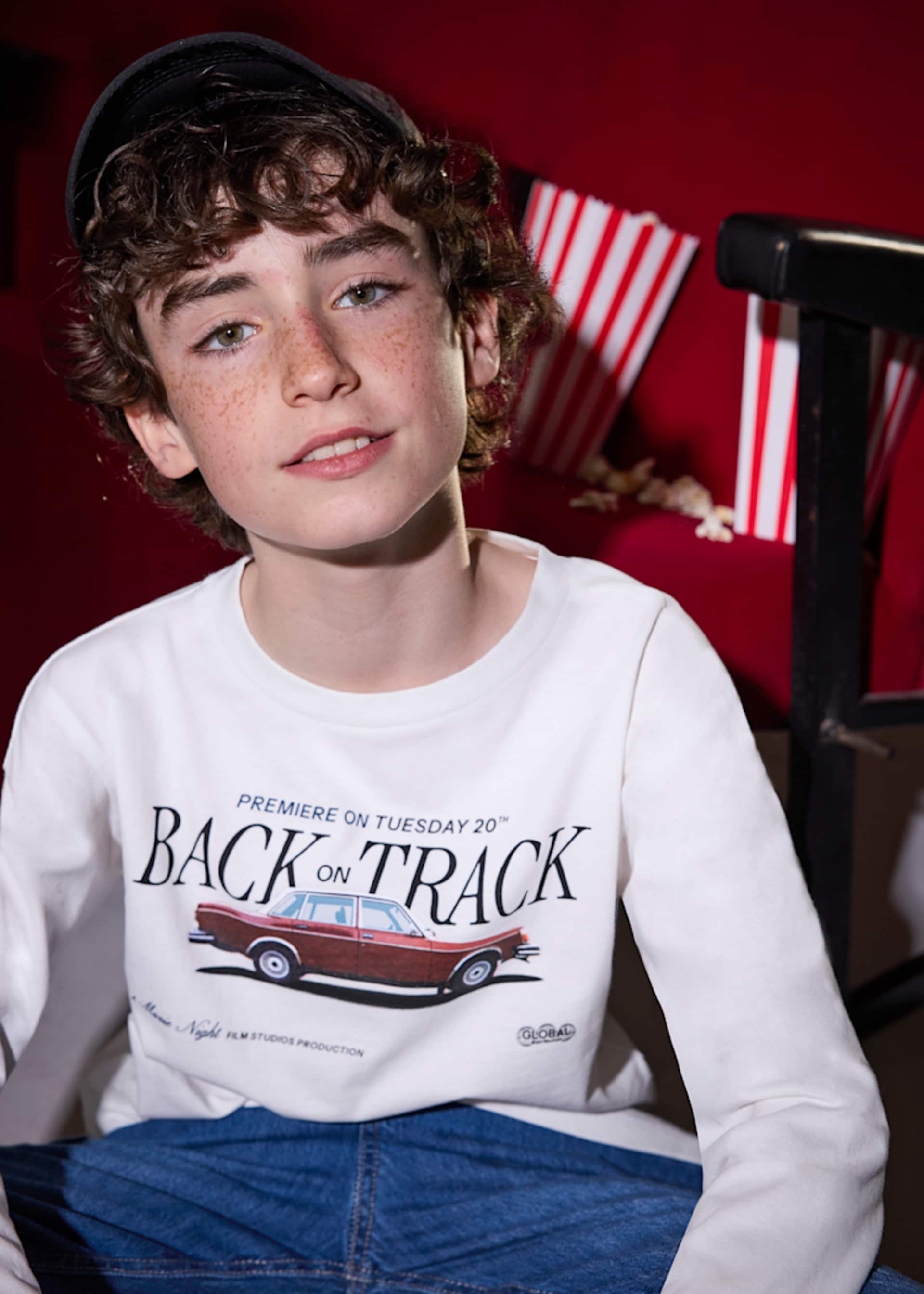 Camiseta print chico