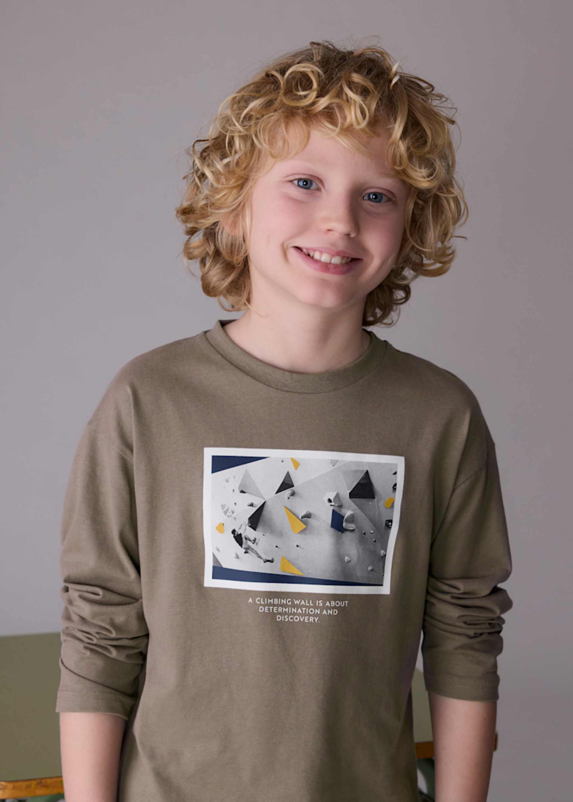 Shirt print Teenager Jungen