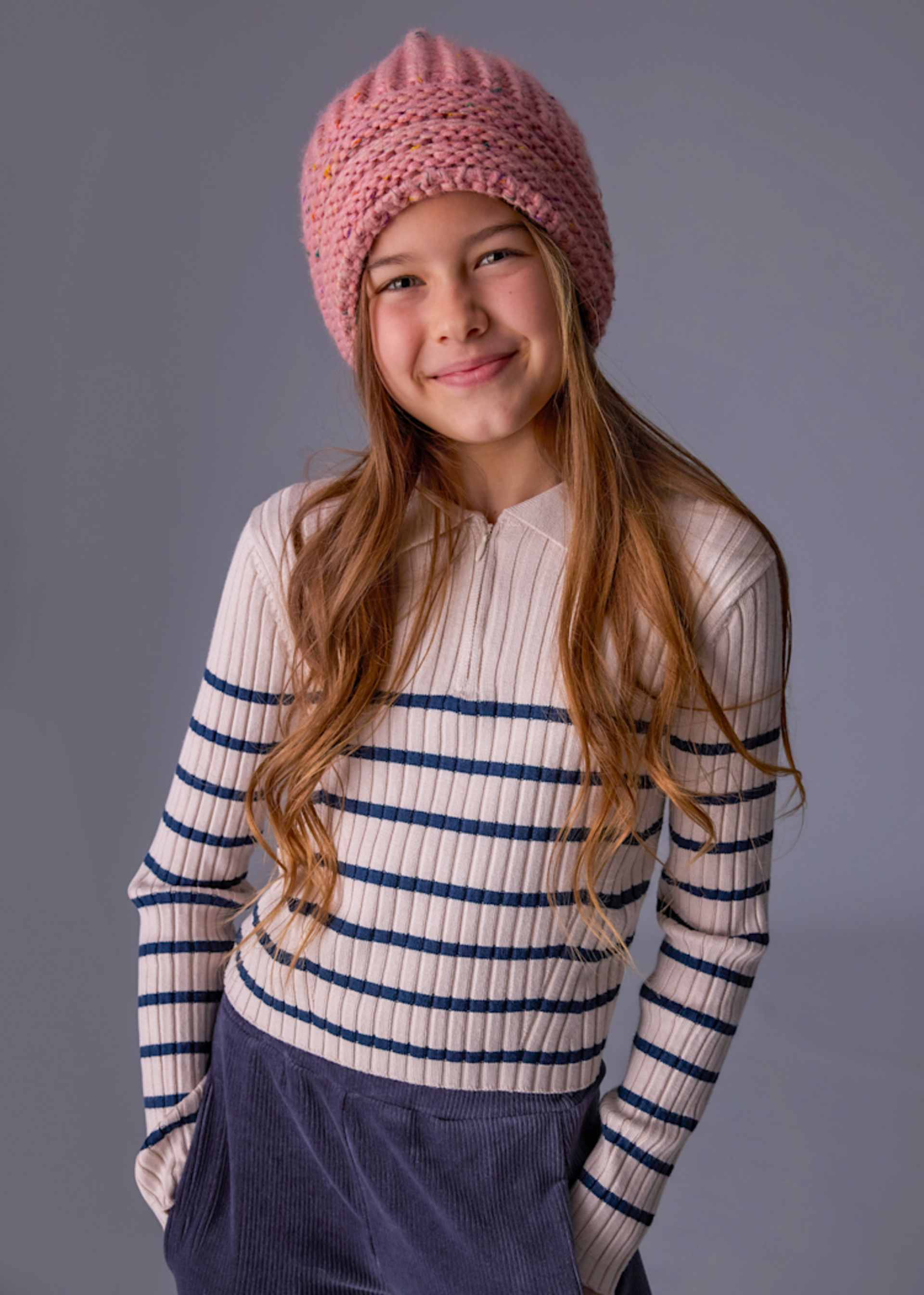 Girl Knit Polo Shirt