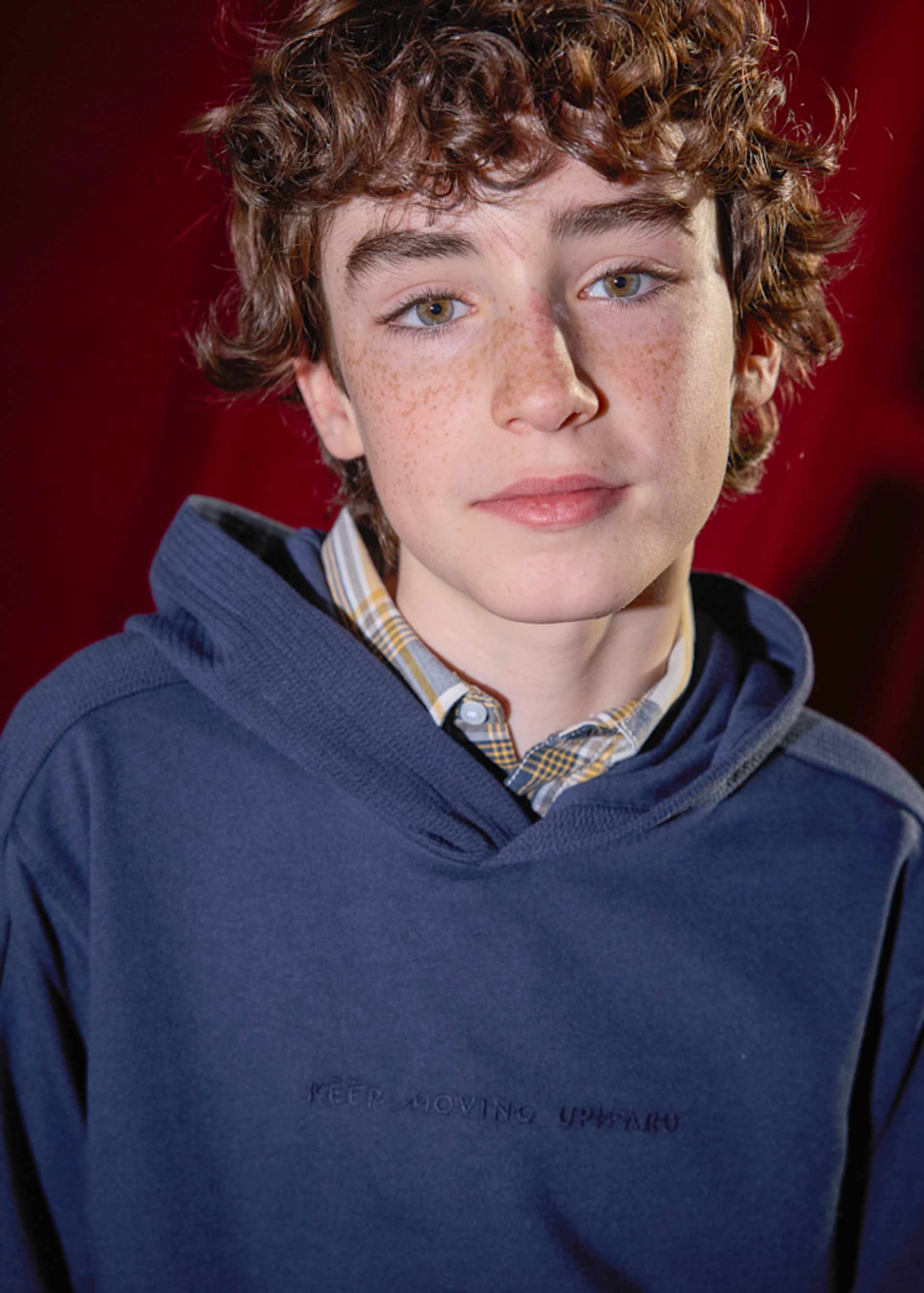 Unisex embroidered hoody