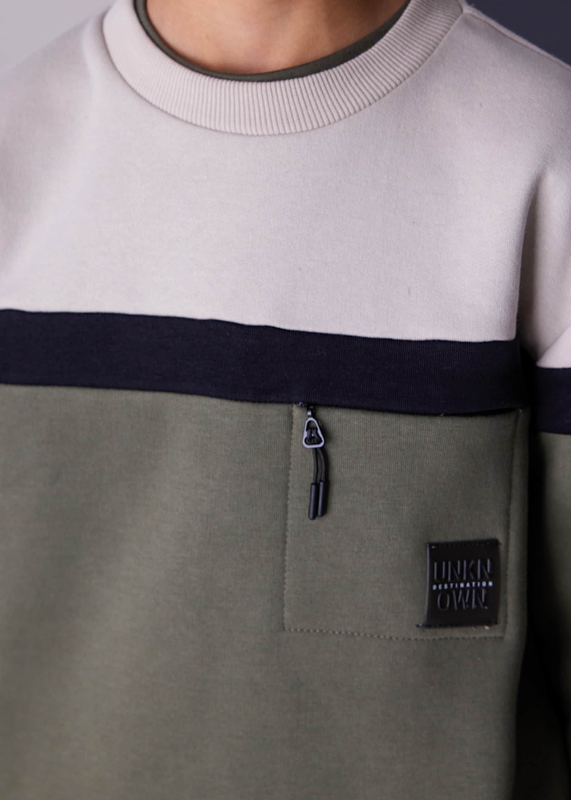 Boy Color Block Sweatshirt