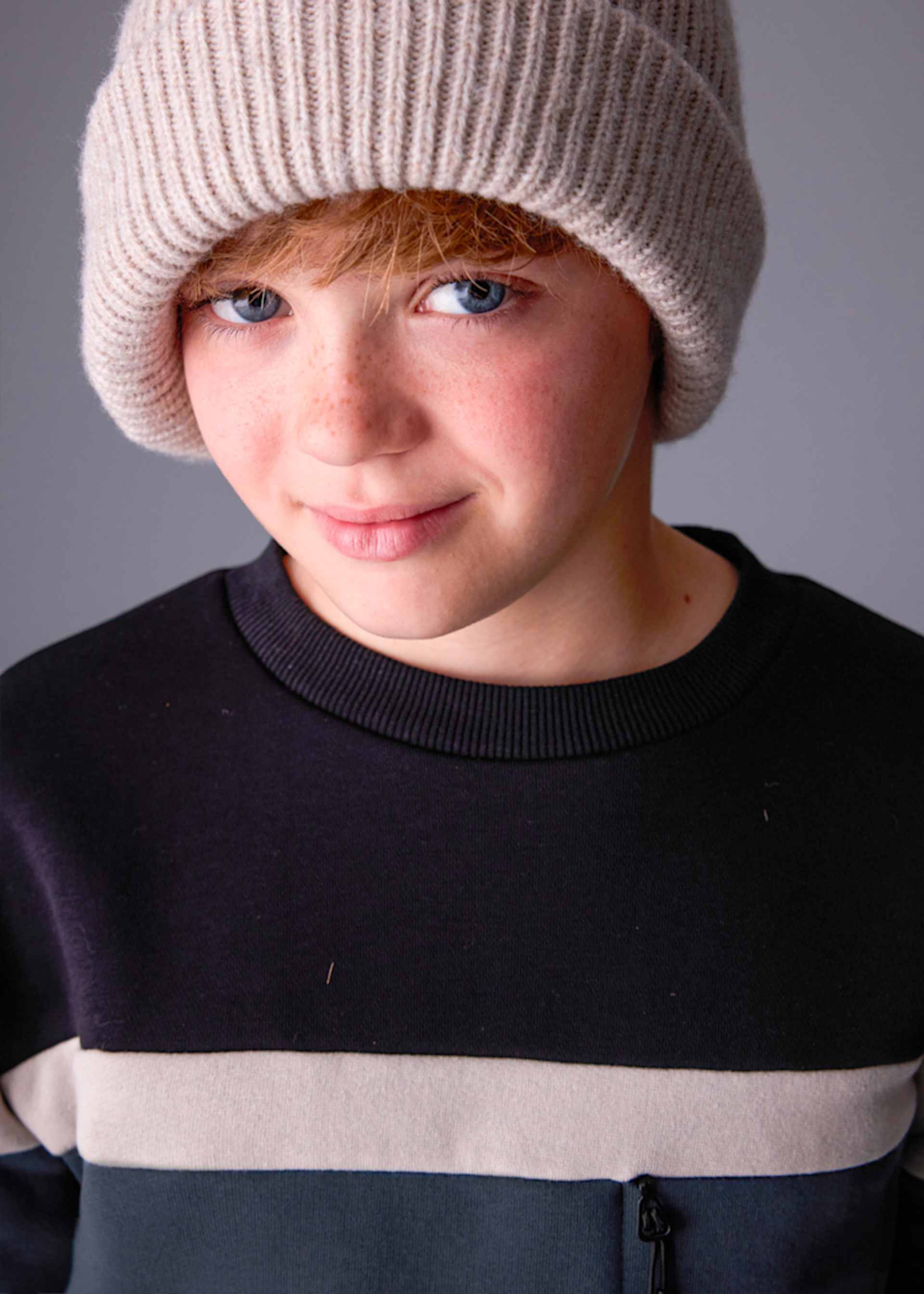 Boy Color Block Sweatshirt