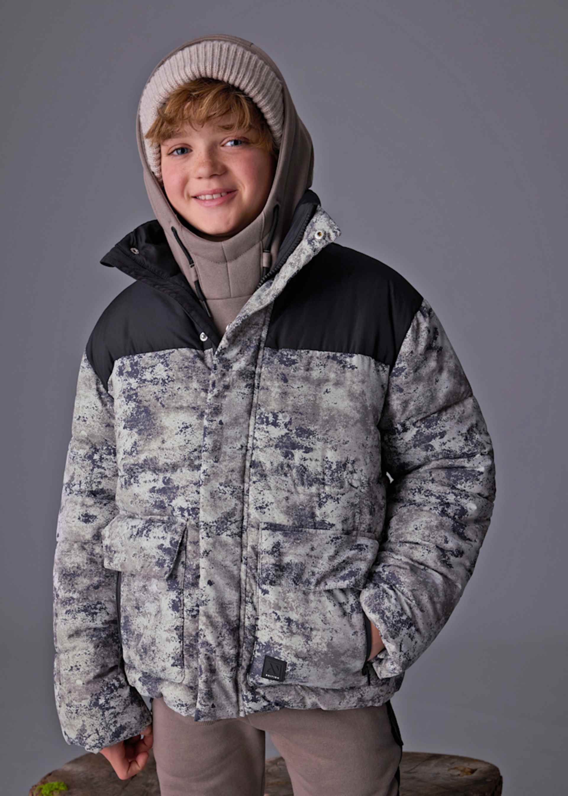 Winterjacke kombiniert Teenager Jungen
