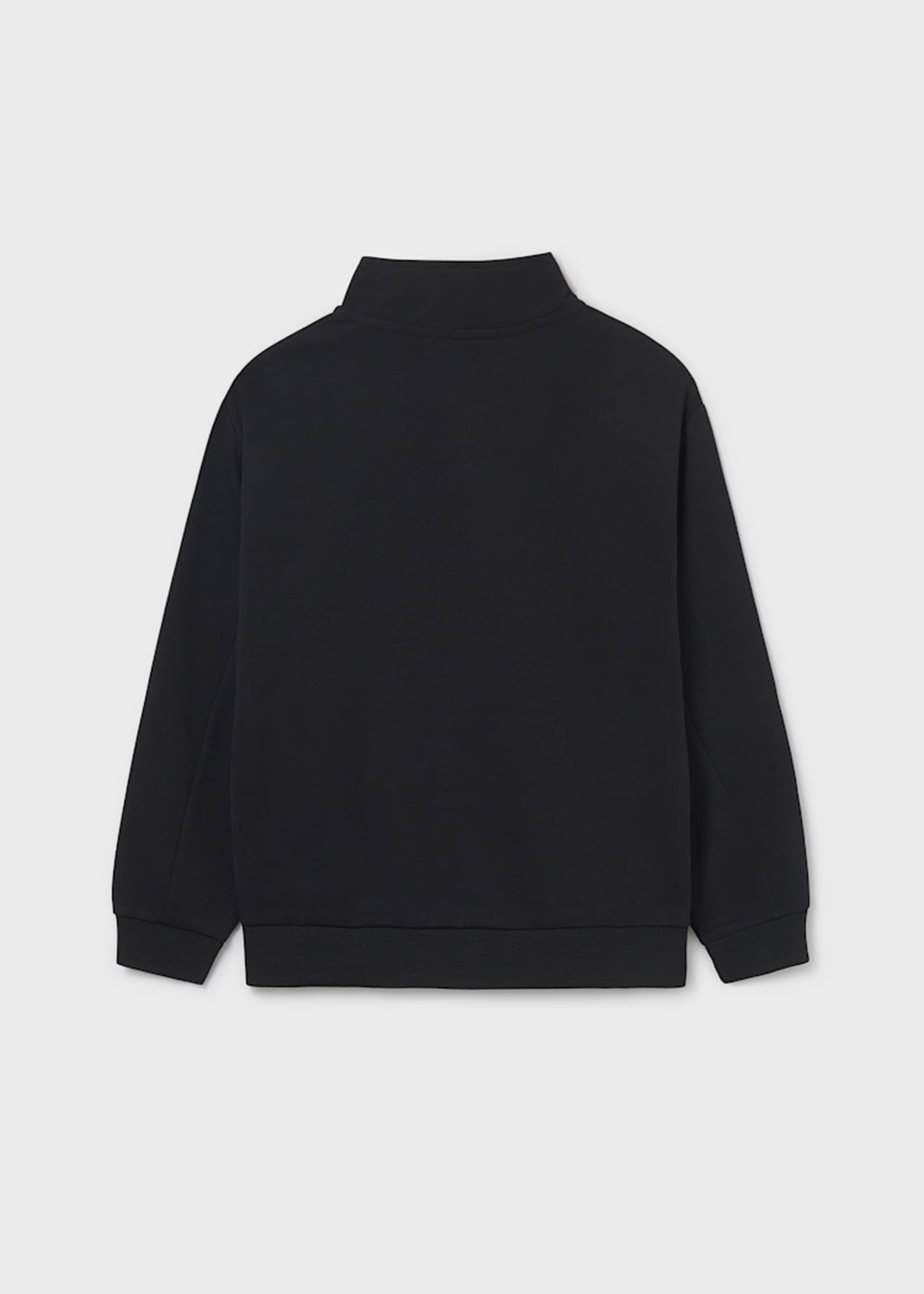 Sweat zippé en maille roma garçon Sweat zippé en maille roma garçon