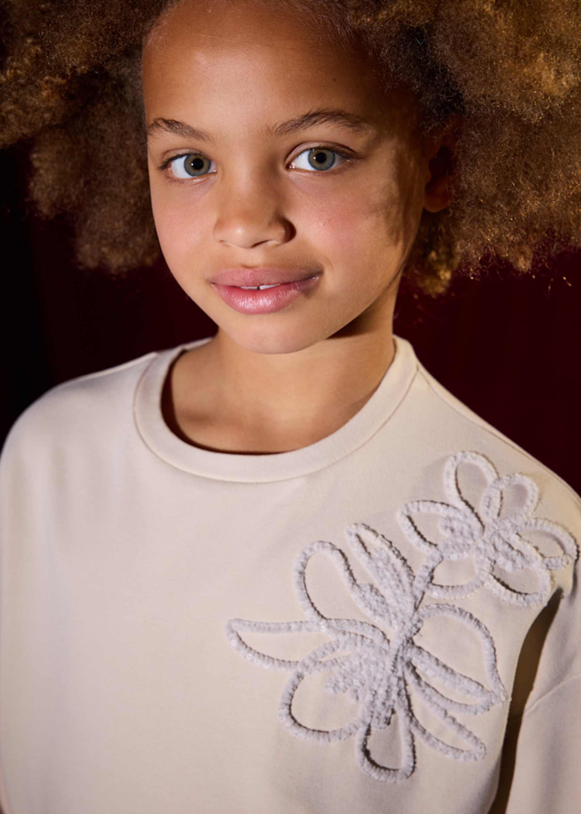 Sweatshirt Blume Teenager Mädchen