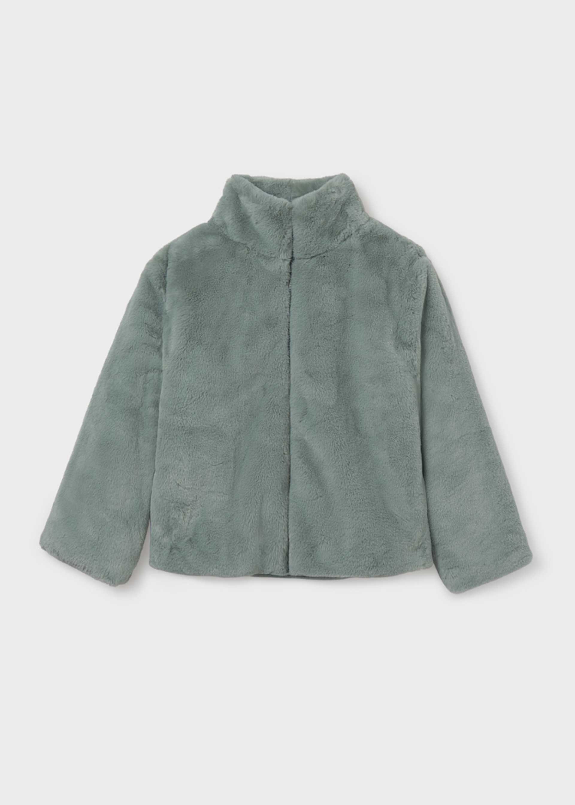 Manteau fourré fille