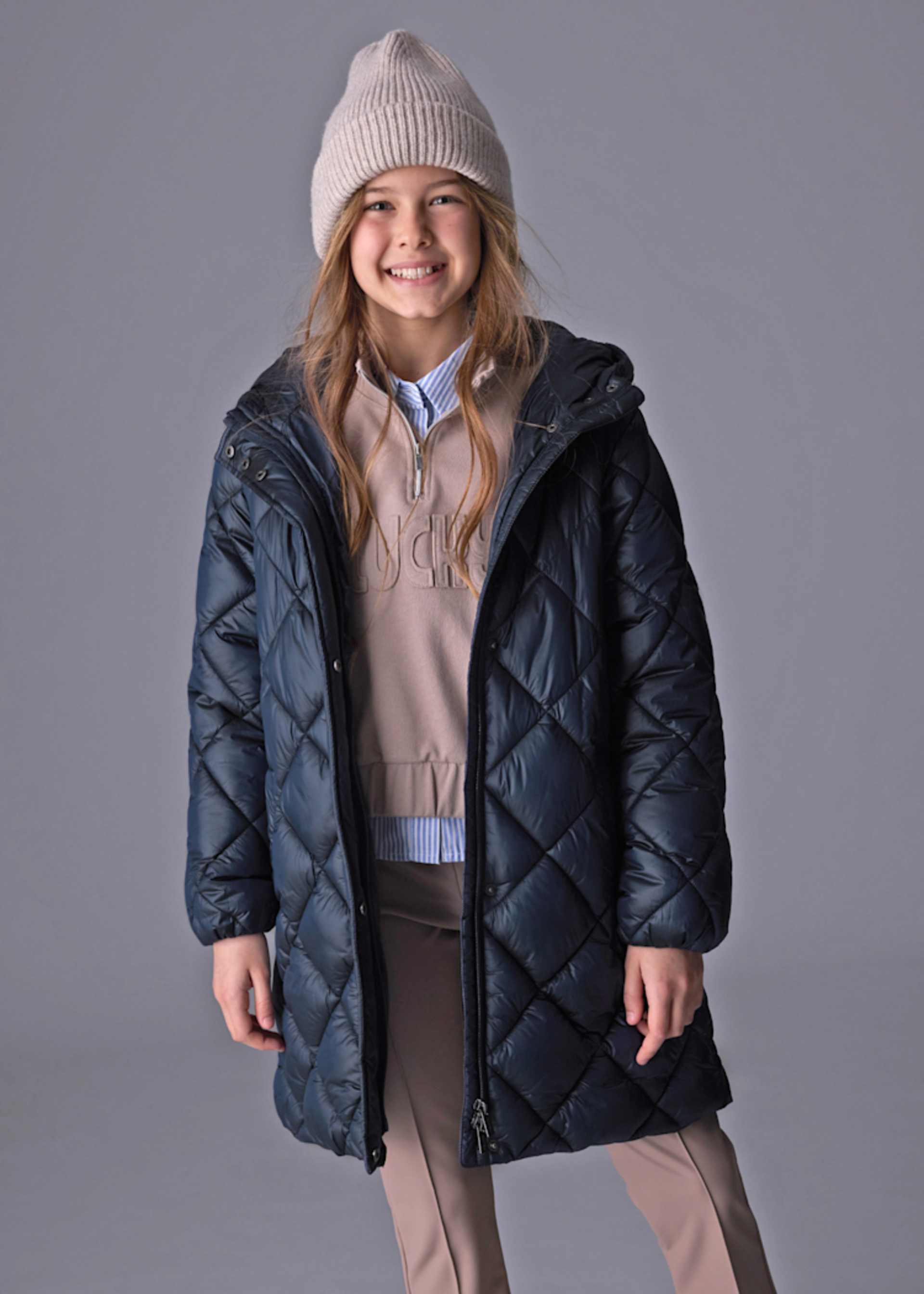 Chaquetón largo chica