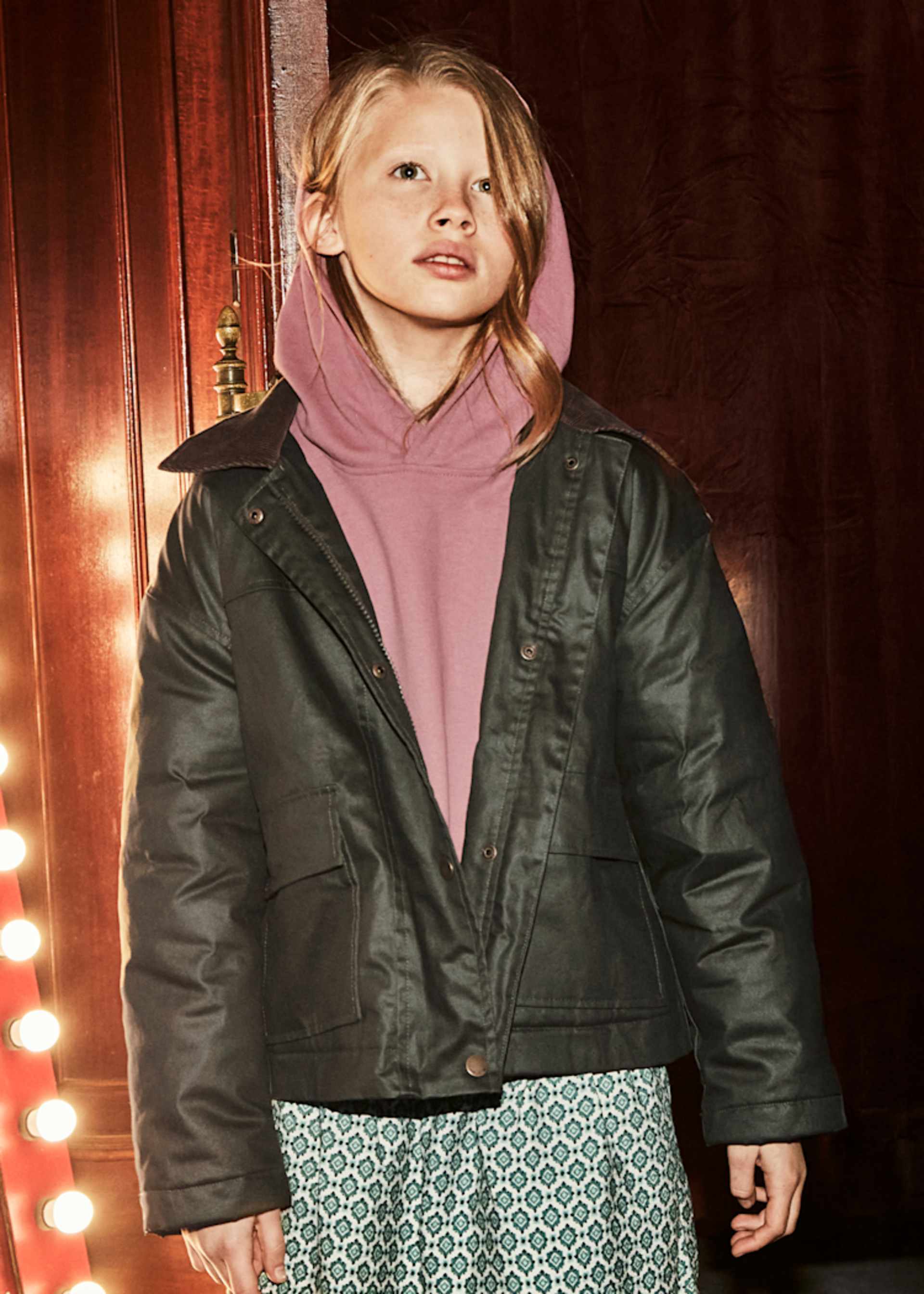 Chaqueta encerada chica