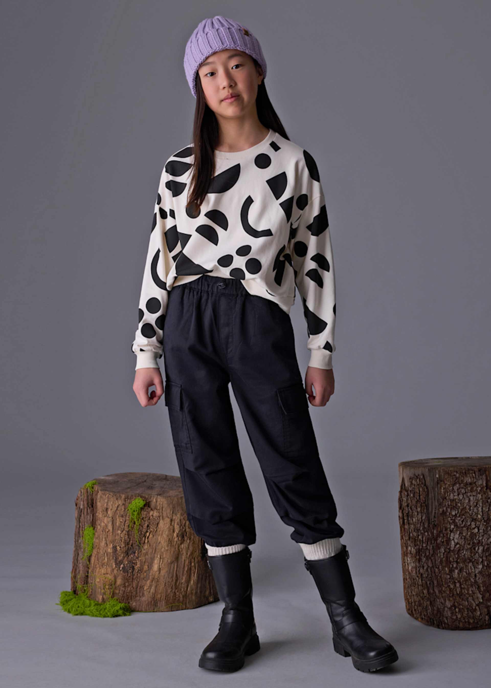 Pantalón jogger cargo chica