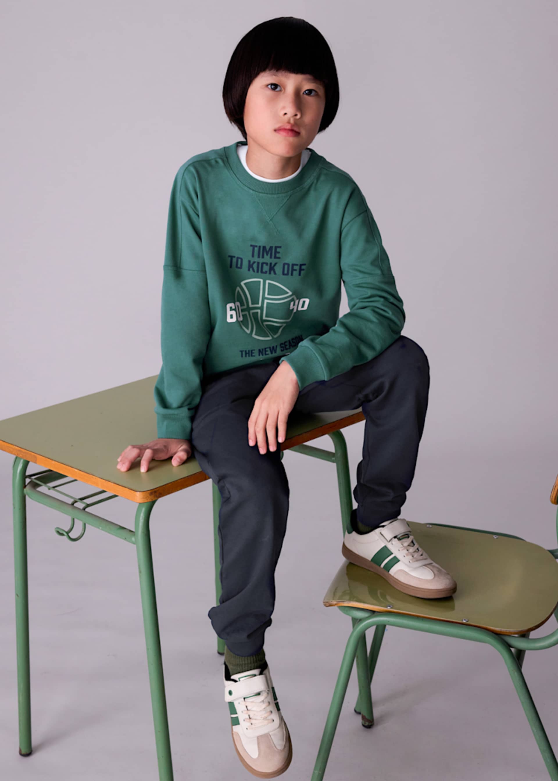 Boys print tracksuit