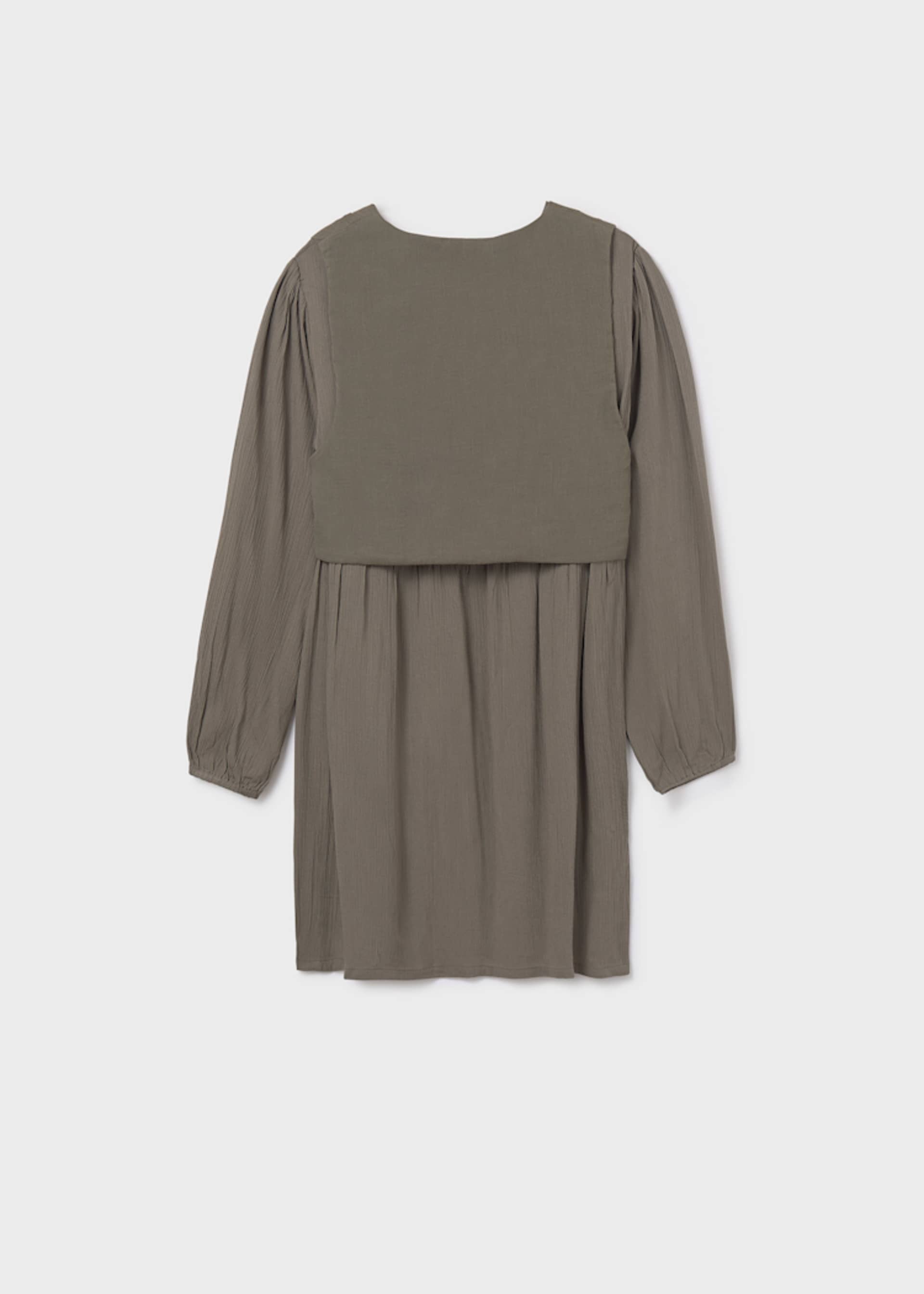 Vestido con chaleco chica Vestido con chaleco chica