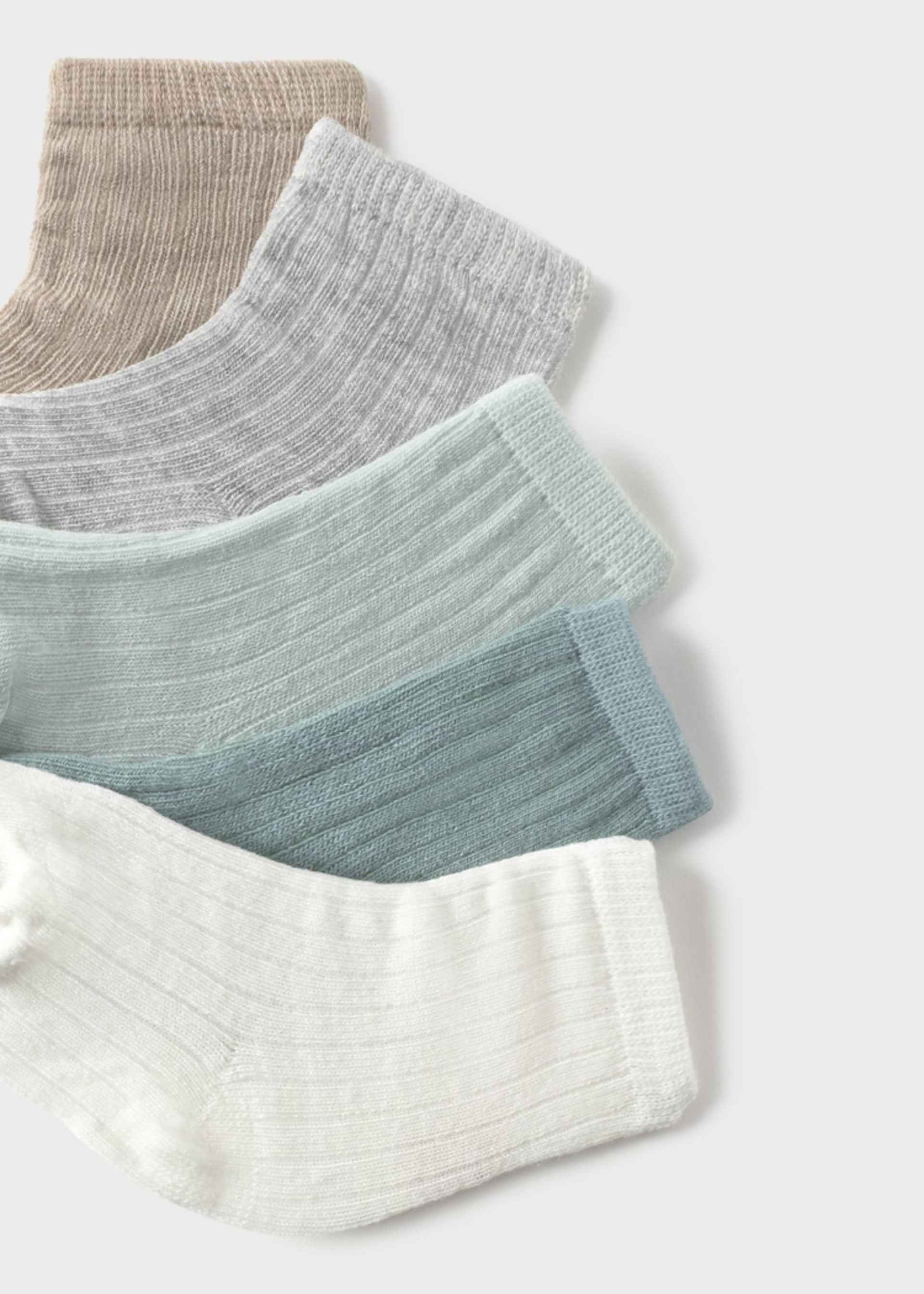 6er Pack Socken einfarbig Neugeborene