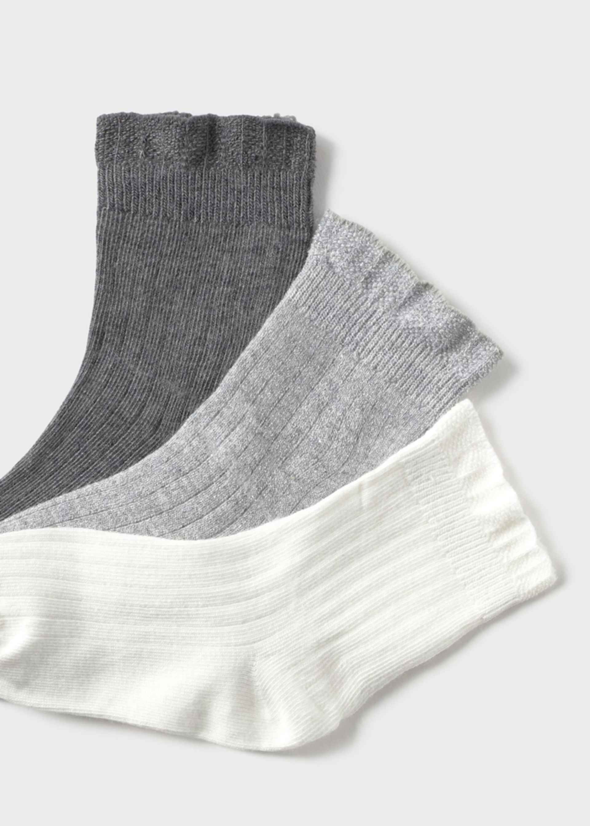 Baby 3 pack rib knit socks