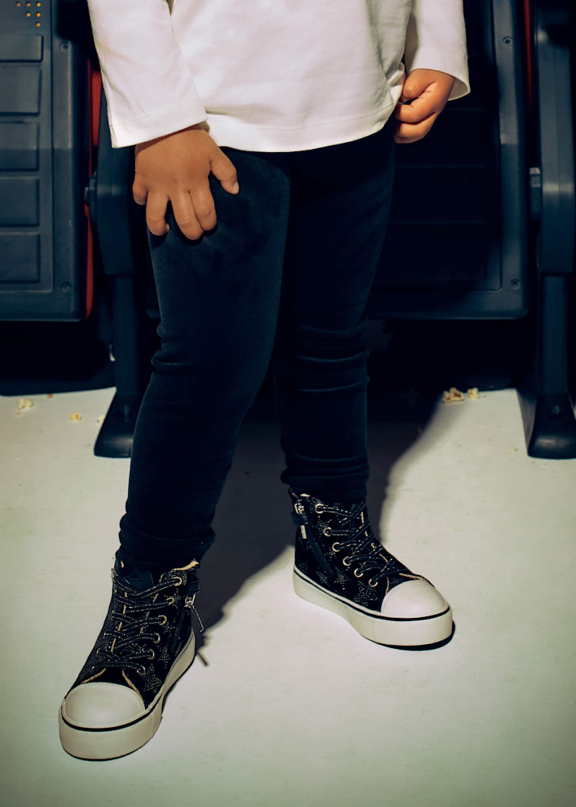 Leggings veludo menina