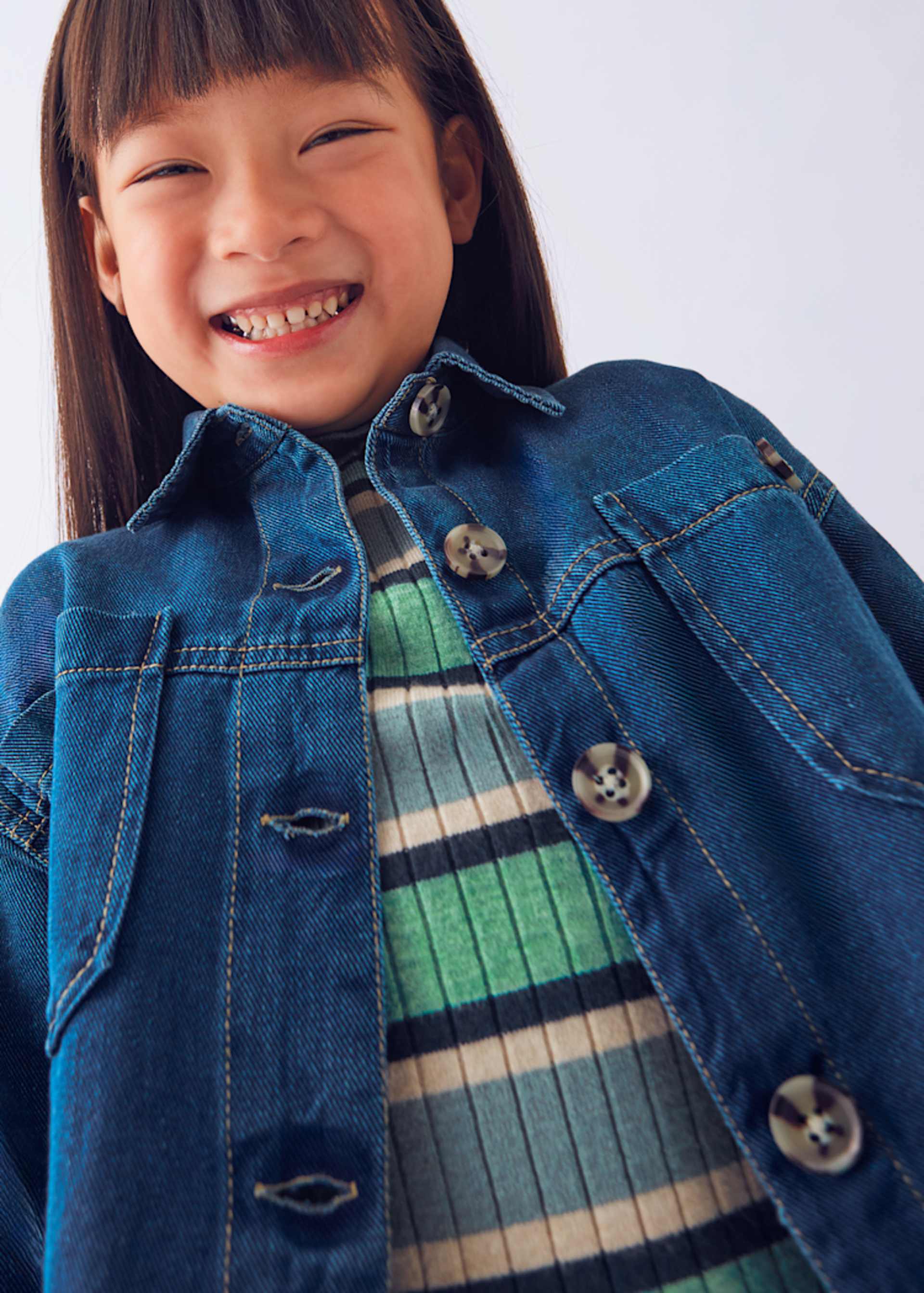 Surchemise en denim unisexe