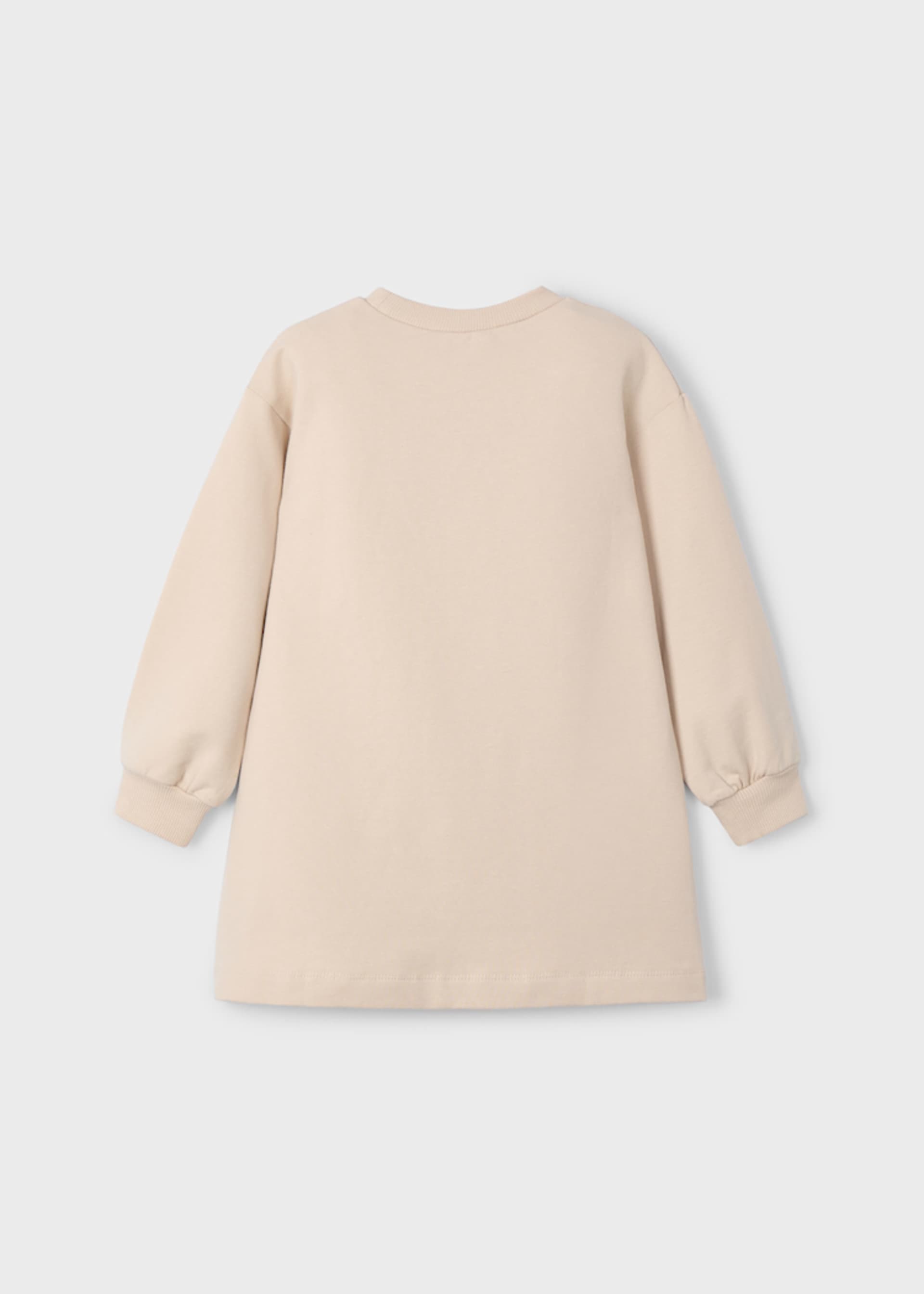 Girl Printed Fleece Dress