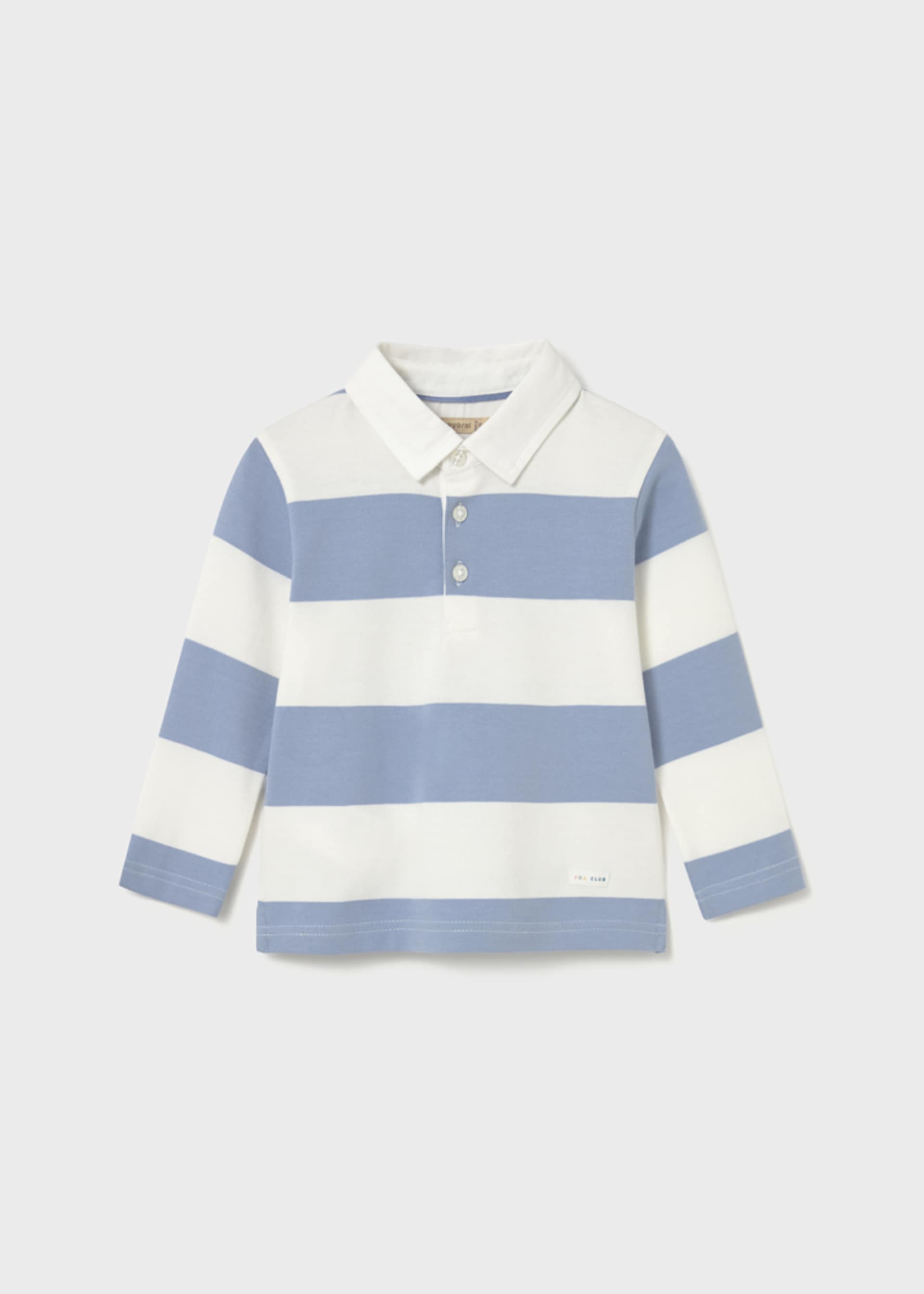 Baby polo shirt with graphic back print