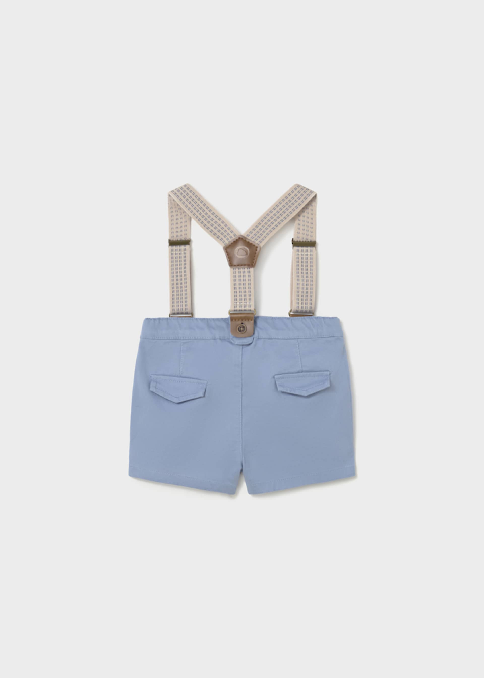 Bermudas Pikee Hosenträger Baby