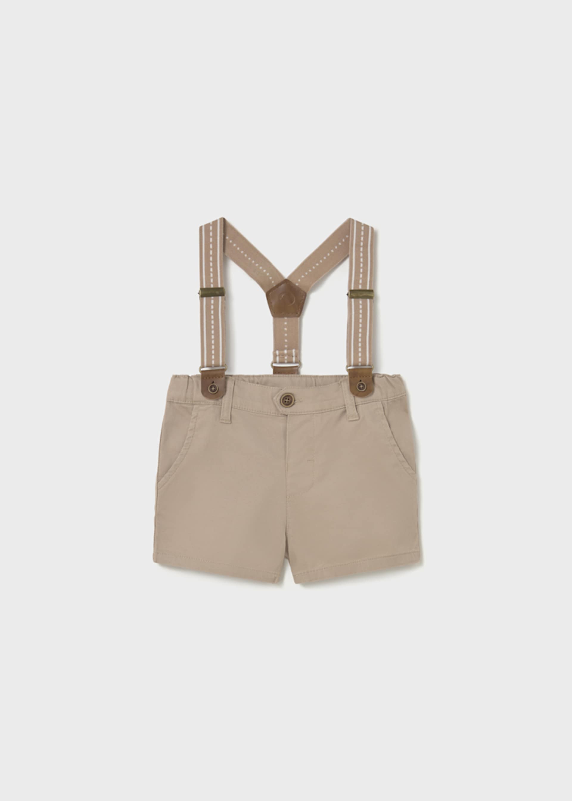 Bermudas Pikee Hosenträger Baby