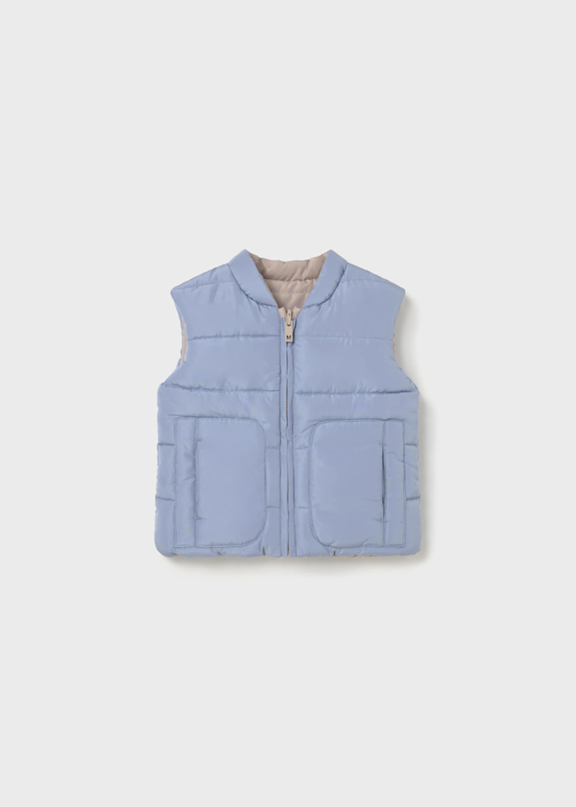 Gilet imbottito reversibile neonato