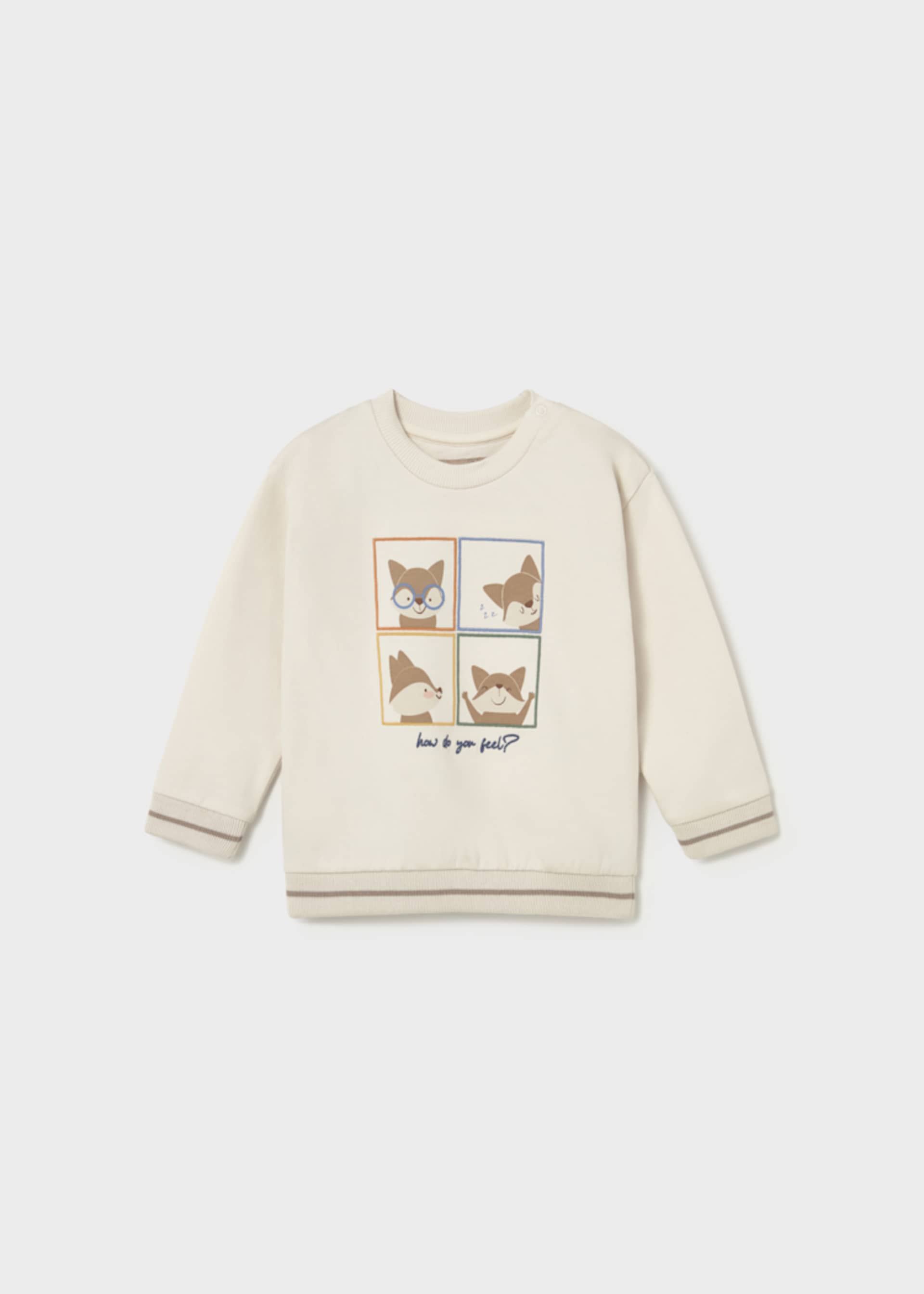 Sweat-shirt renard bébé