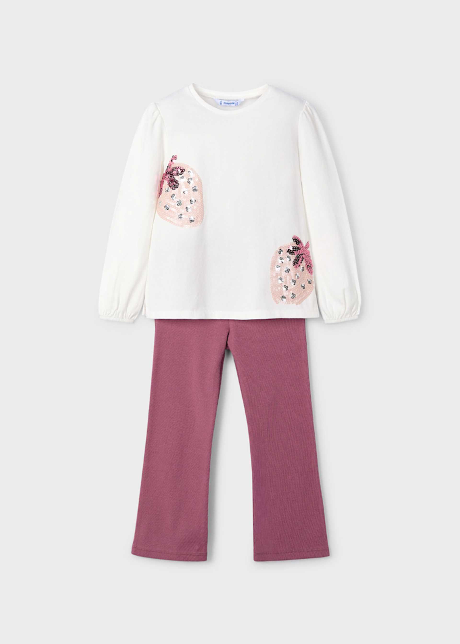 Ensemble leggings flare fille