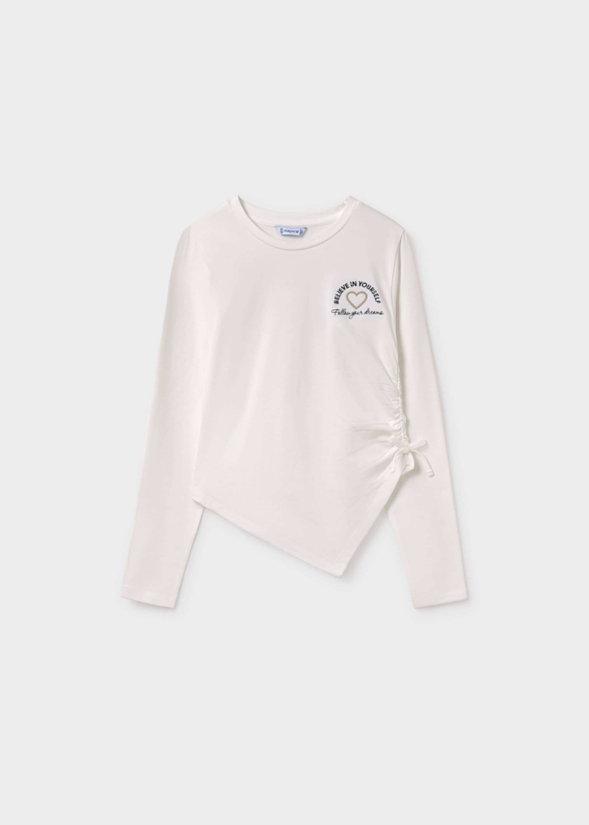 Shirt Seitenraffung Teenager Mädchen