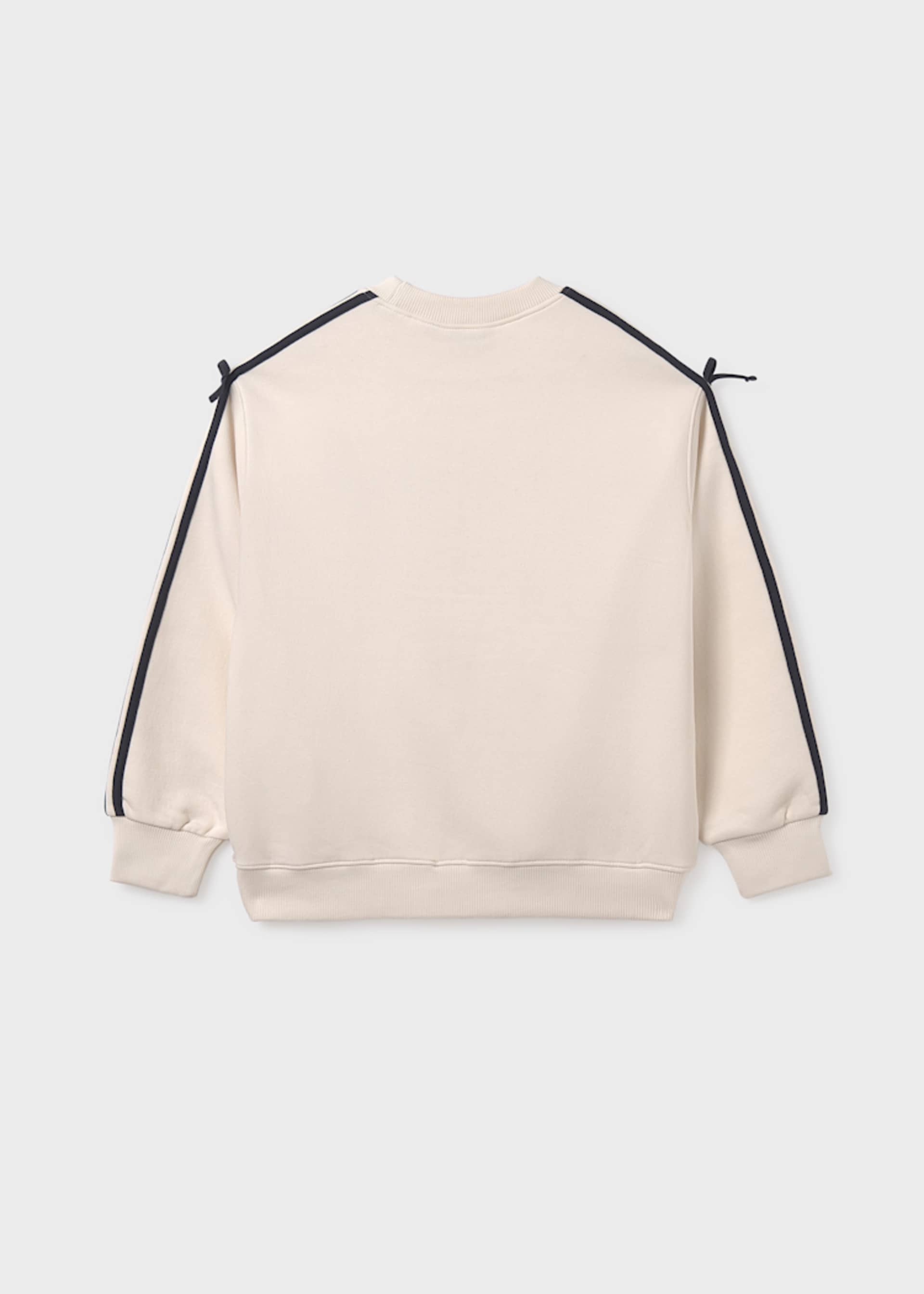 Girl striped side sweatshirt