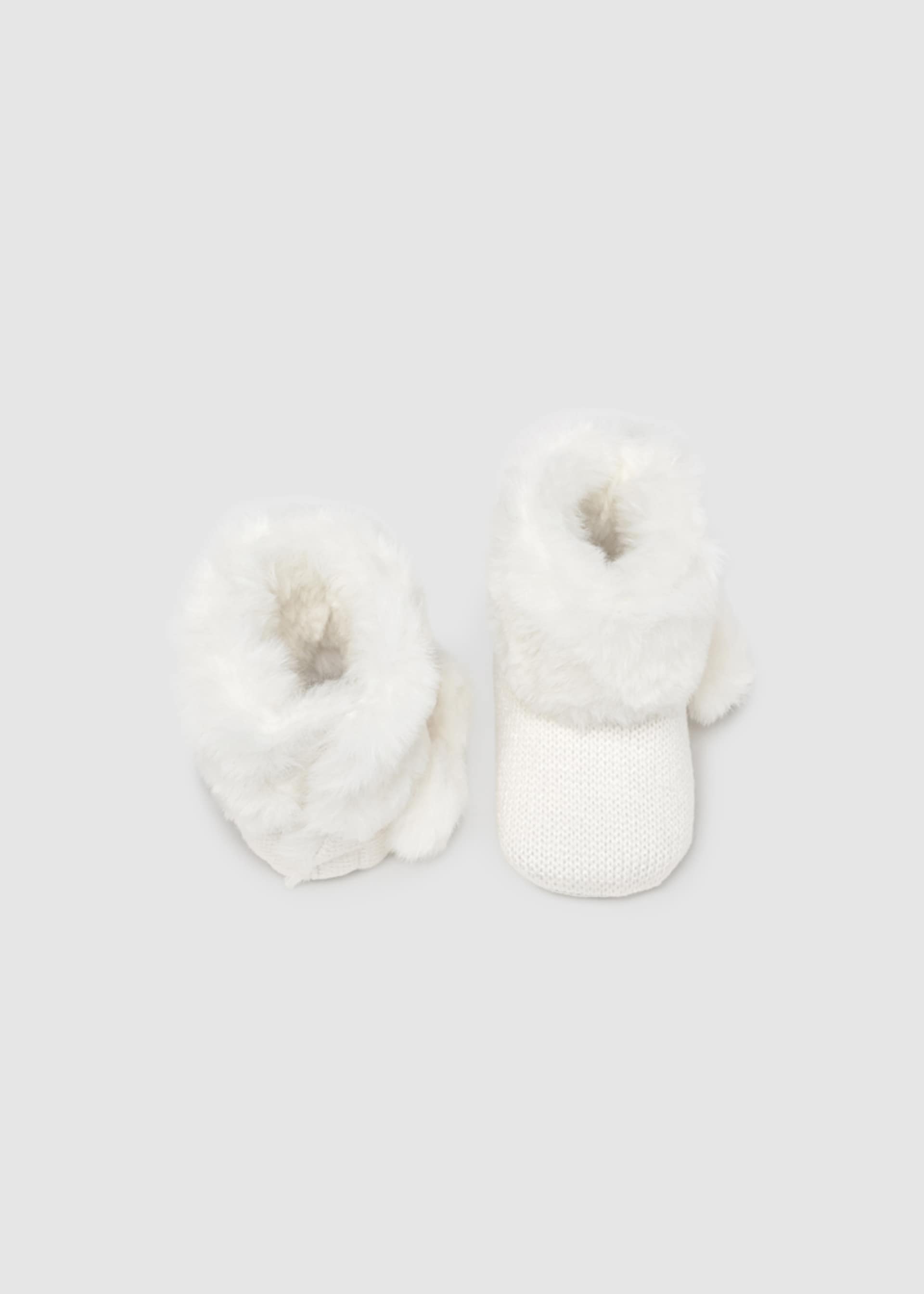 Newborn Girl Faux Fur Lined Boots