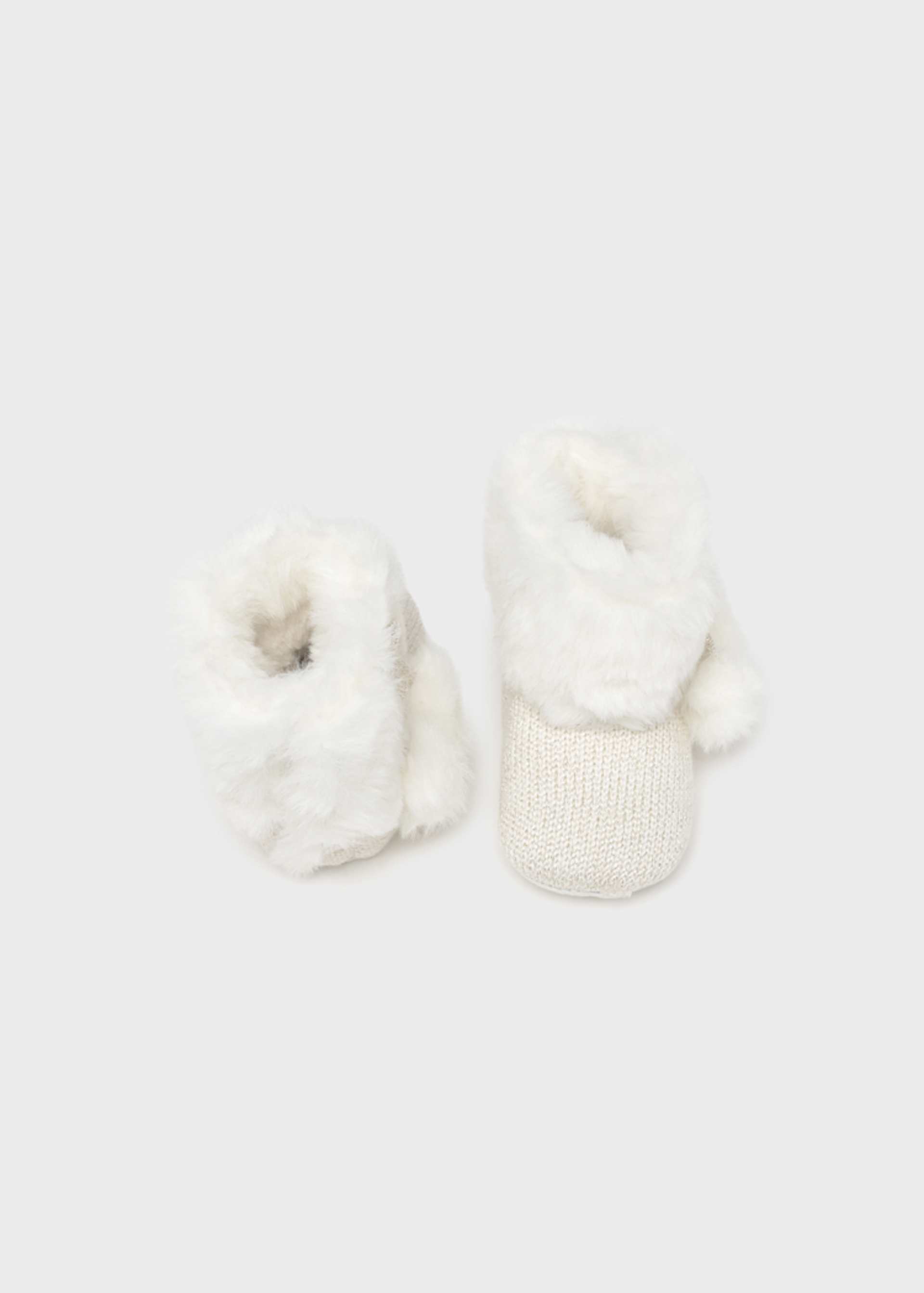 Newborn Girl Faux Fur Lined Boots