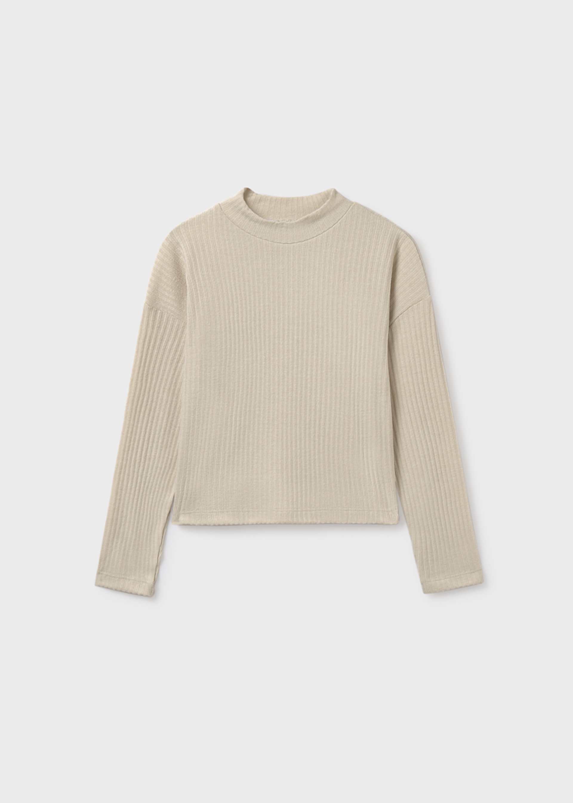 T-shirt à col cheminé fille