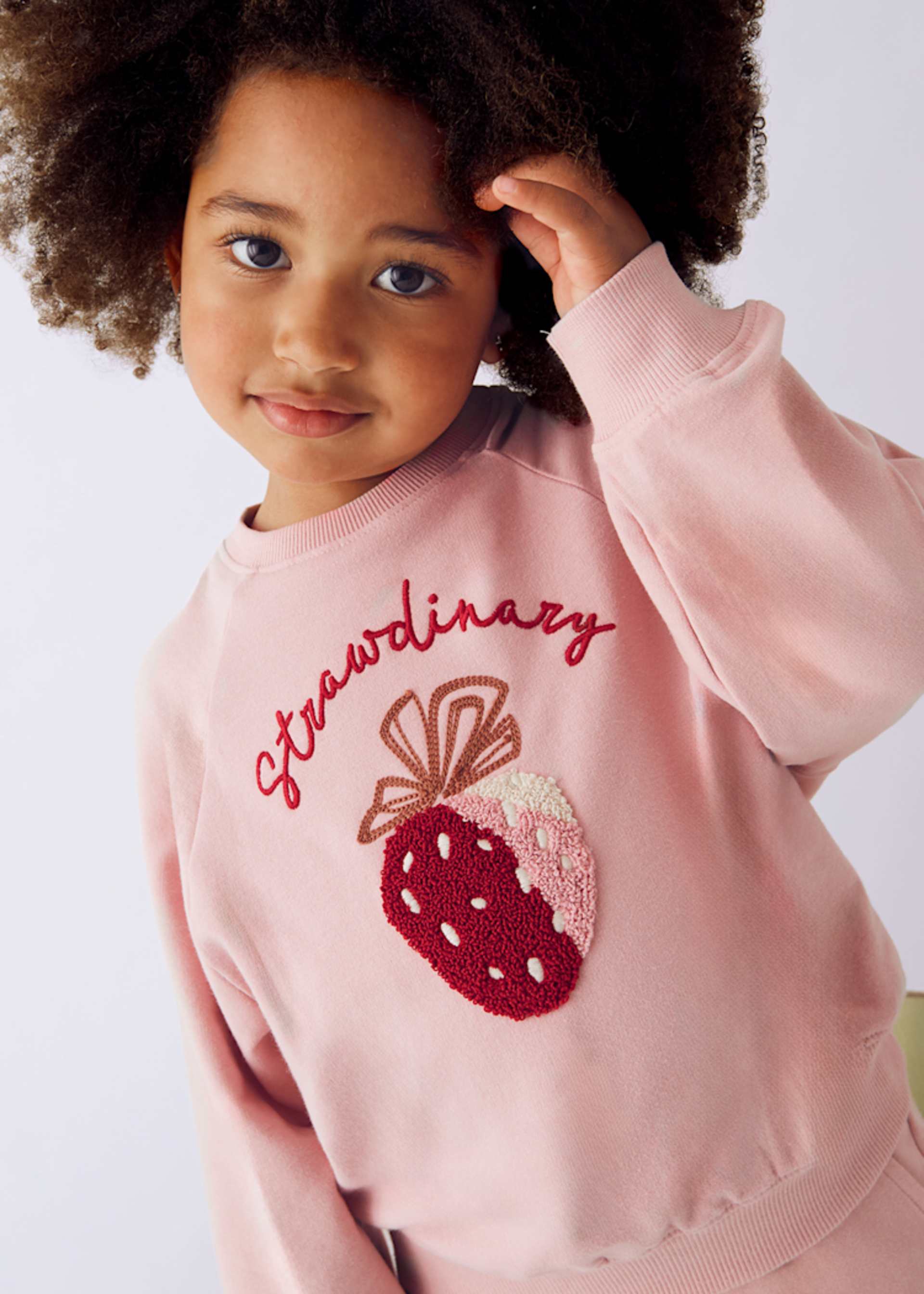 Girls embroidered tracksuit