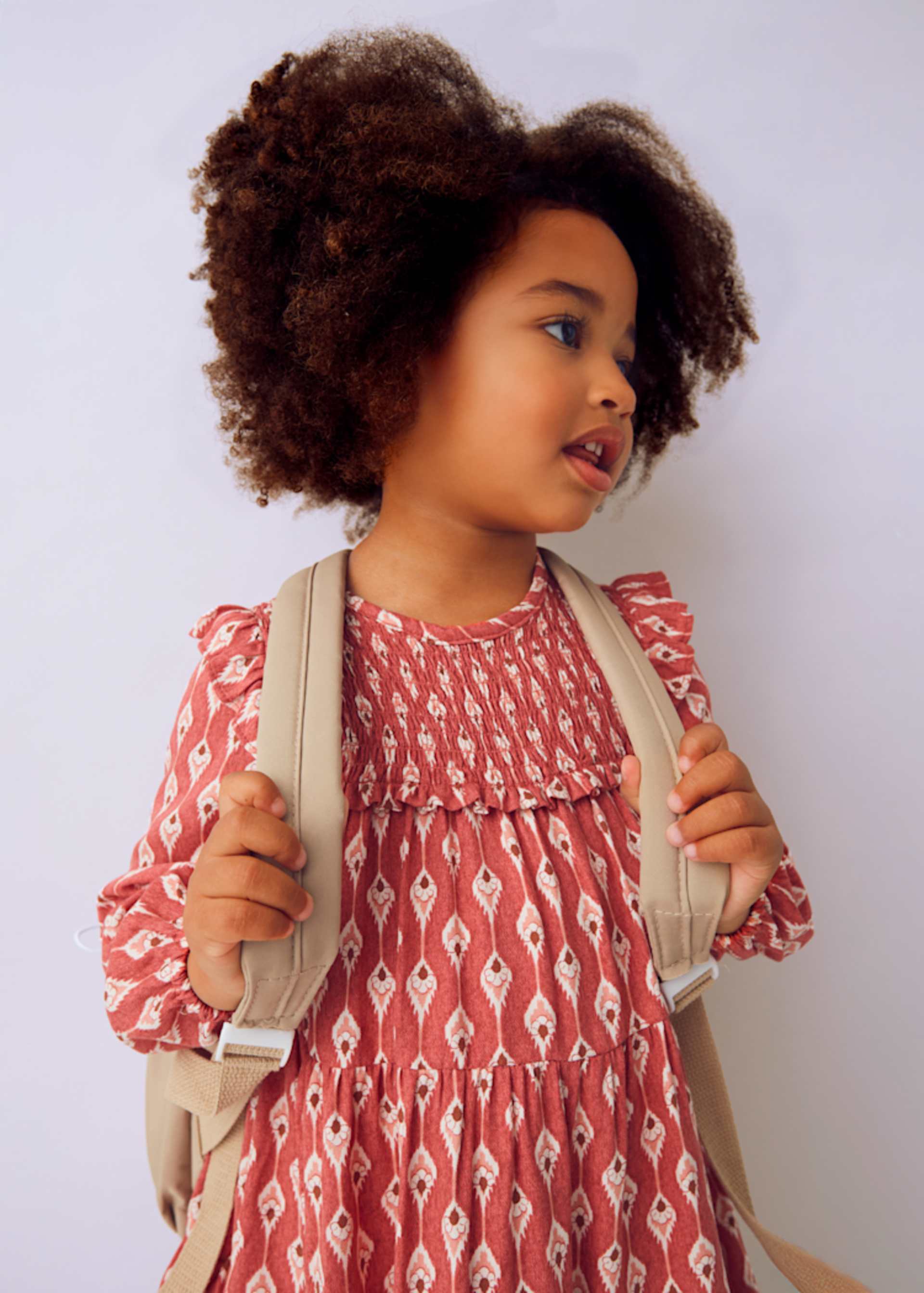 Vestido viella estampado menina