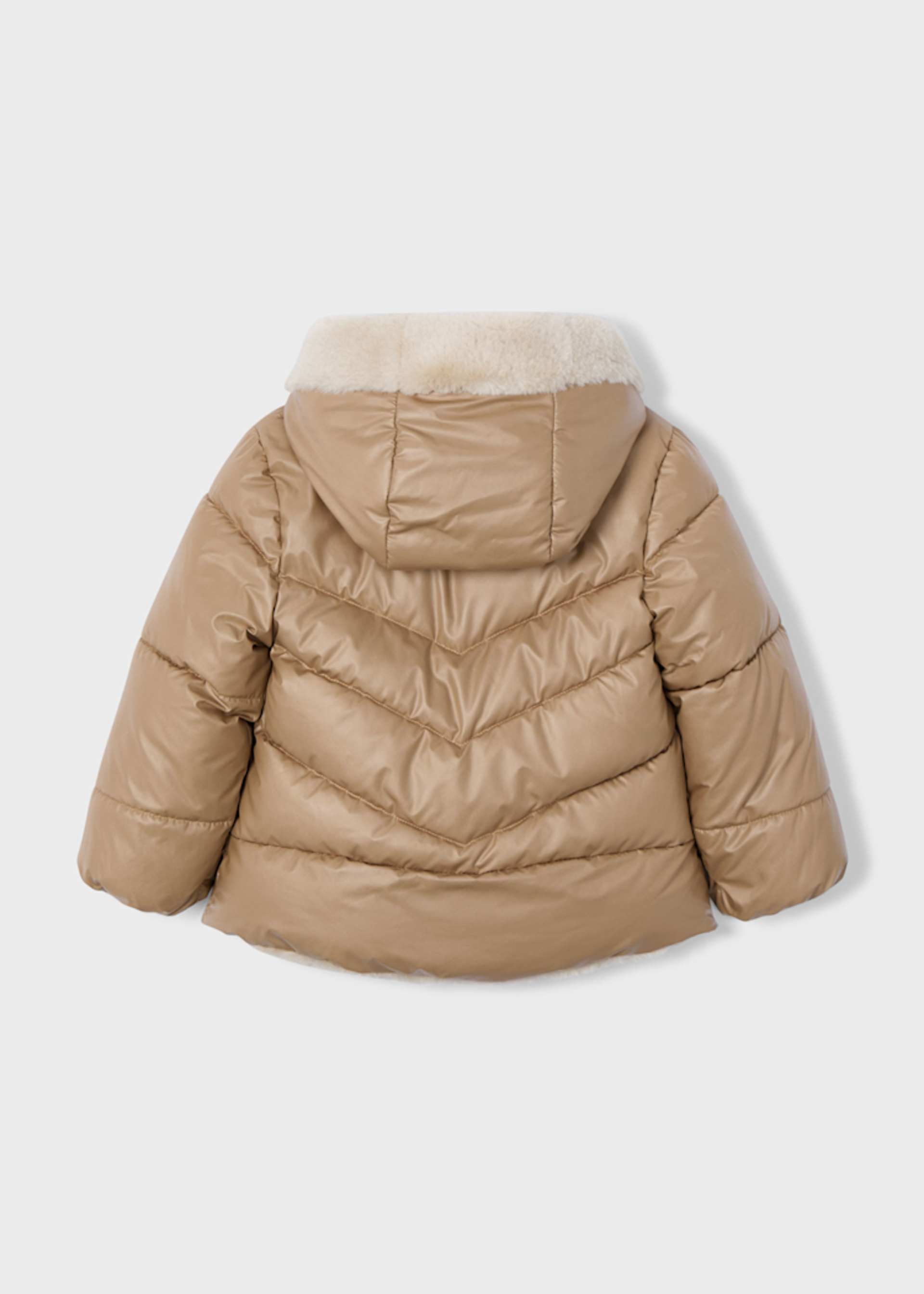Manteau réversible fille