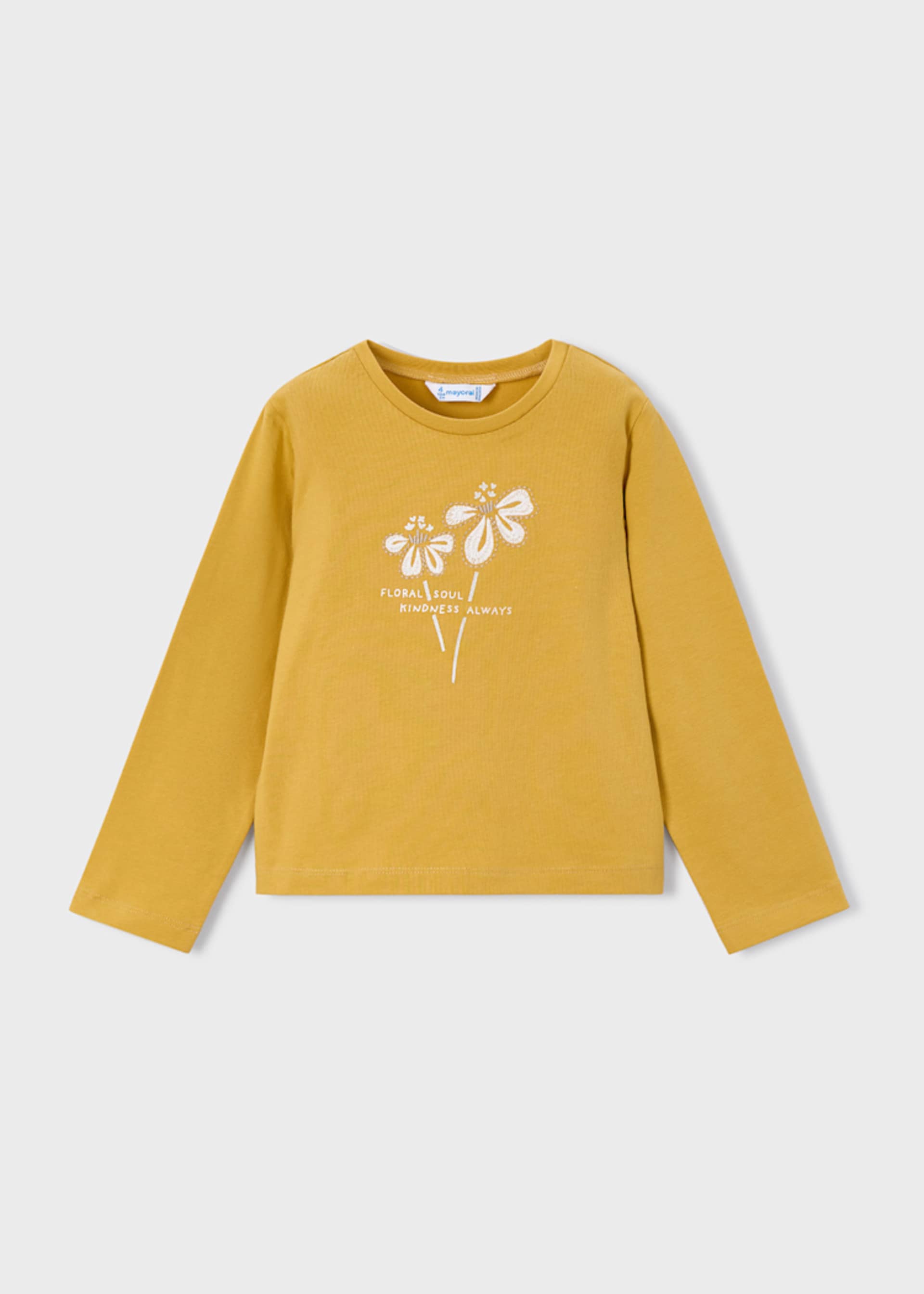 Shirt basic Blume Mädchen