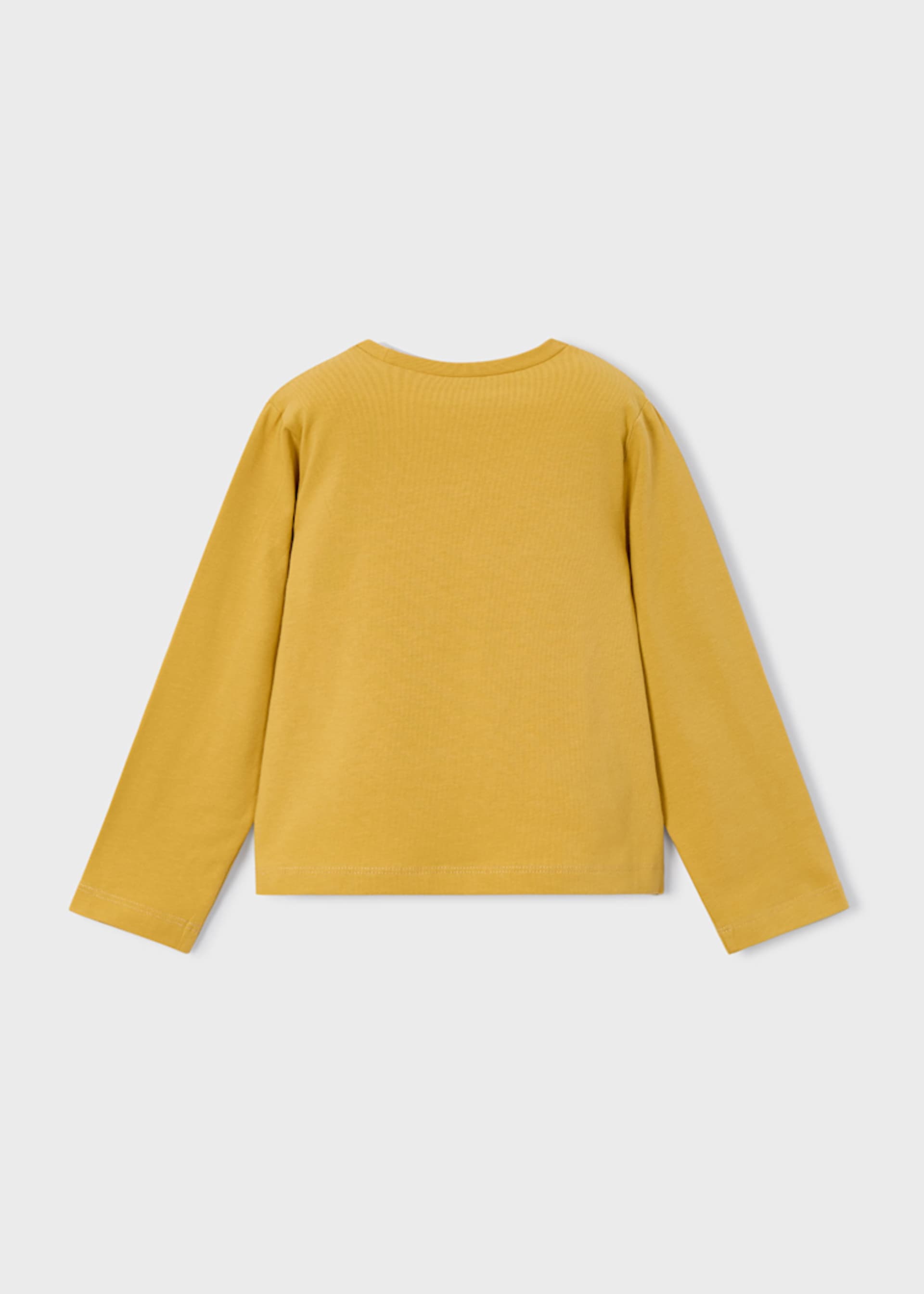 Camiseta básica flor niña