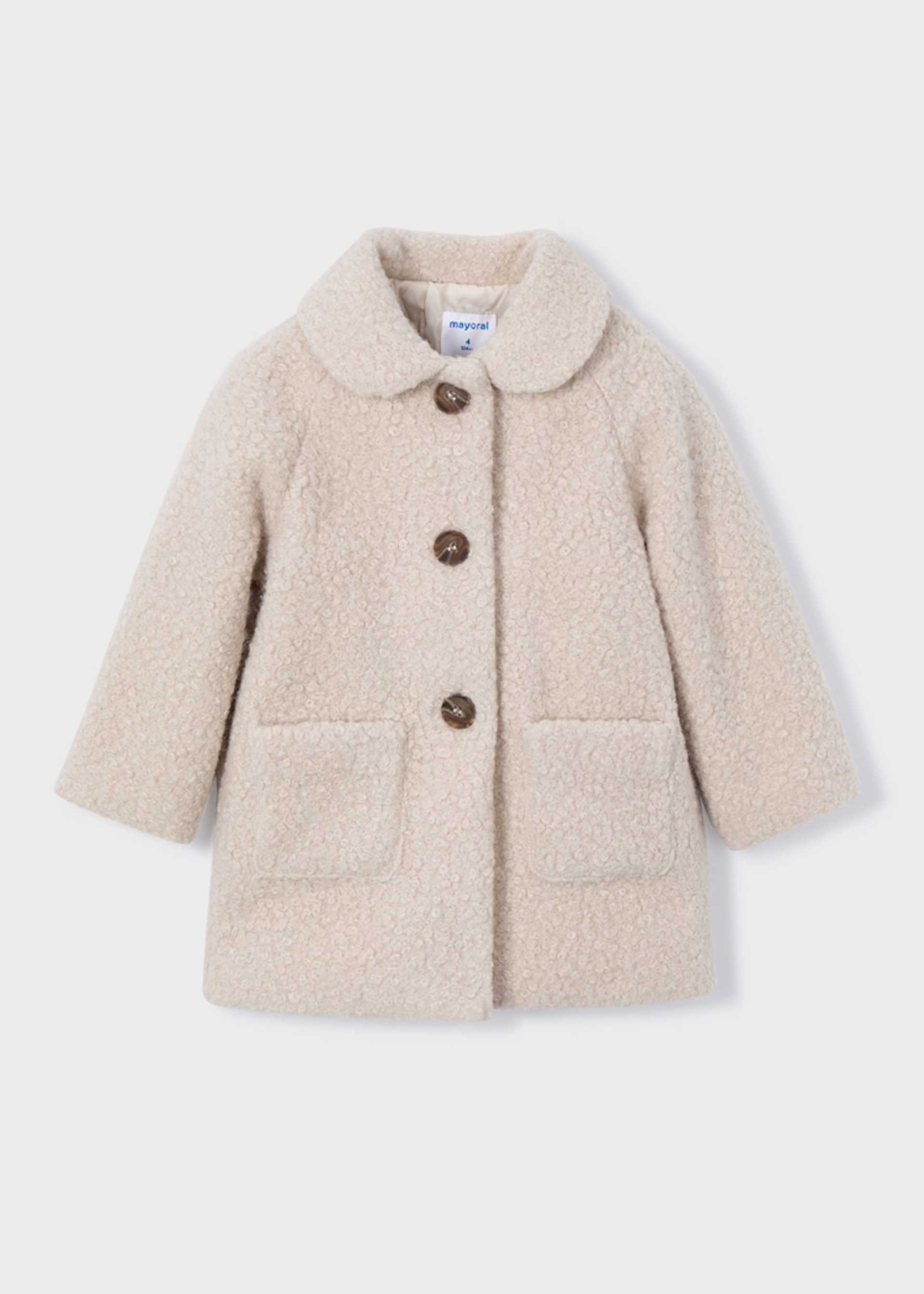 Manteau en tissu éponge fille